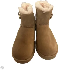Jack Zip Ankle Boots Boots Ankle Flats By Ugg In Tan, Size: 7