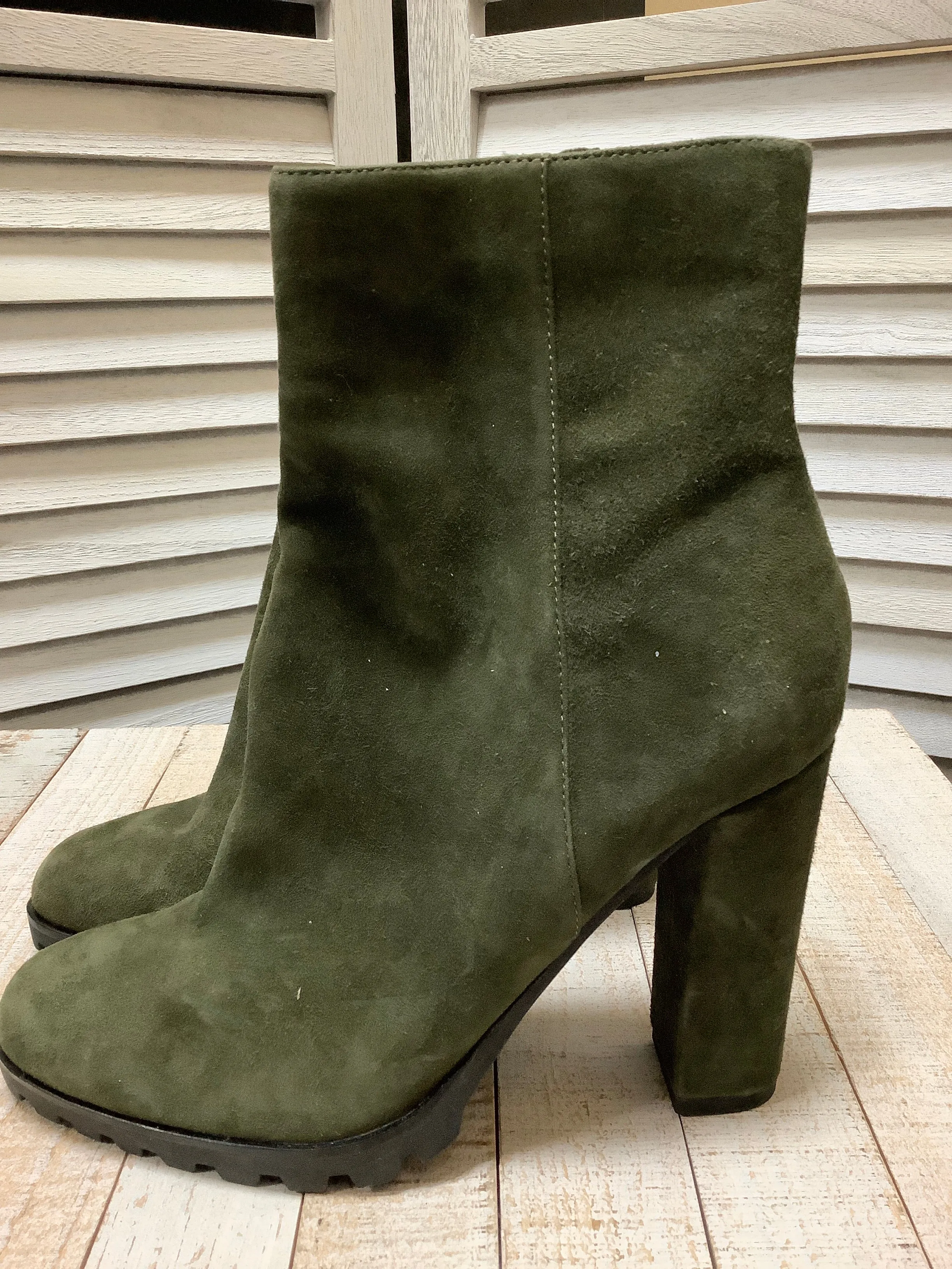Three Buckle Ankle Boots Boots Ankle Heels By Aldo  Size: 9