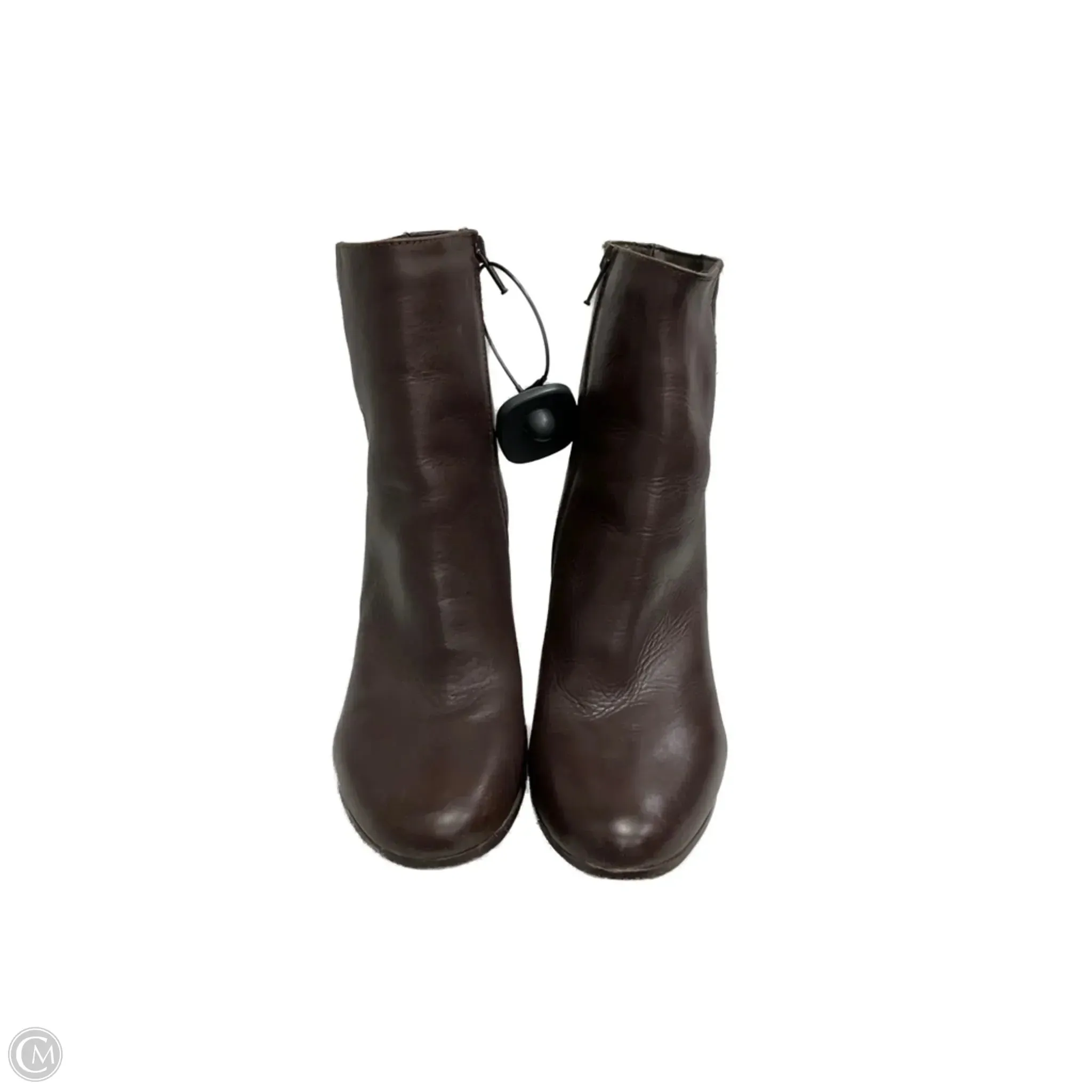 Boots Ankle Heels By Annabella In Brown, Size: 8.5 Copenhagen Ankle Boots