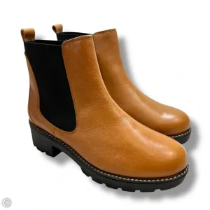 Sock Ankle Boots Uk Boots Ankle Heels By Anthropologie In Brown, Size: 9