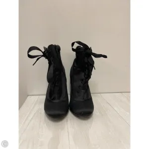 Boots Ankle Heels By Bamboo In Black, Size: 8 High Ankle Hiking Boots