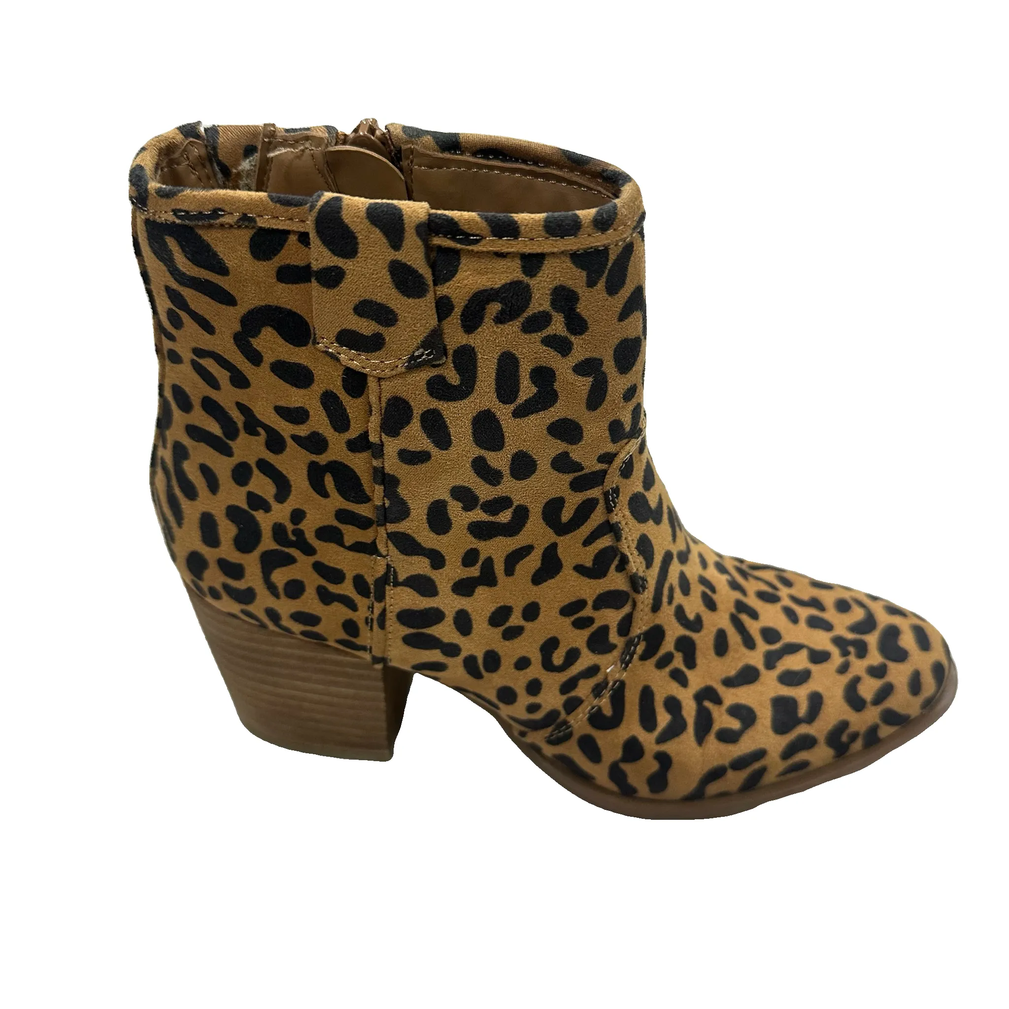 Boots Ankle Heels By Carlos By Carlos Santana In Animal Print, Size: 6 Pepe Ankle Boots