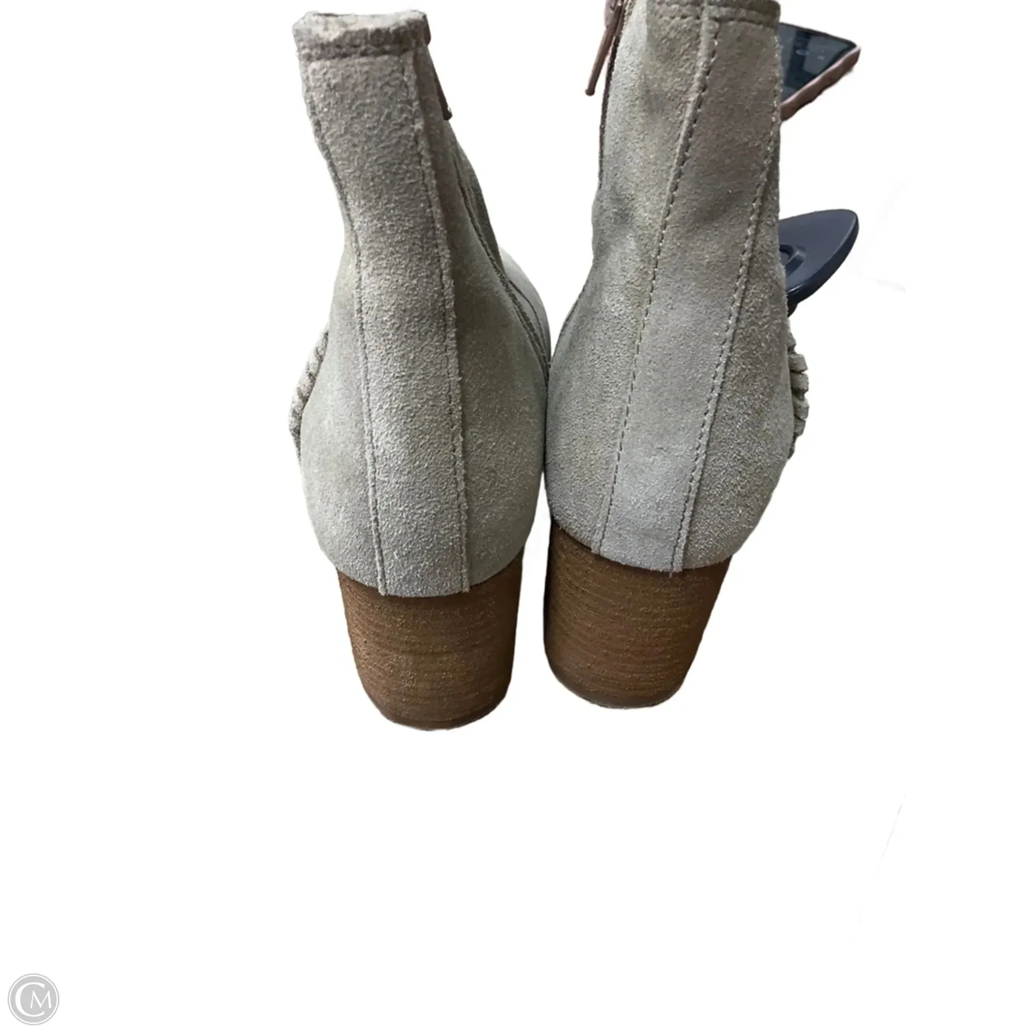 Boots Ankle Heels By Coconuts In Tan, Size: 7.5 Burnt Orange Ankle Boots