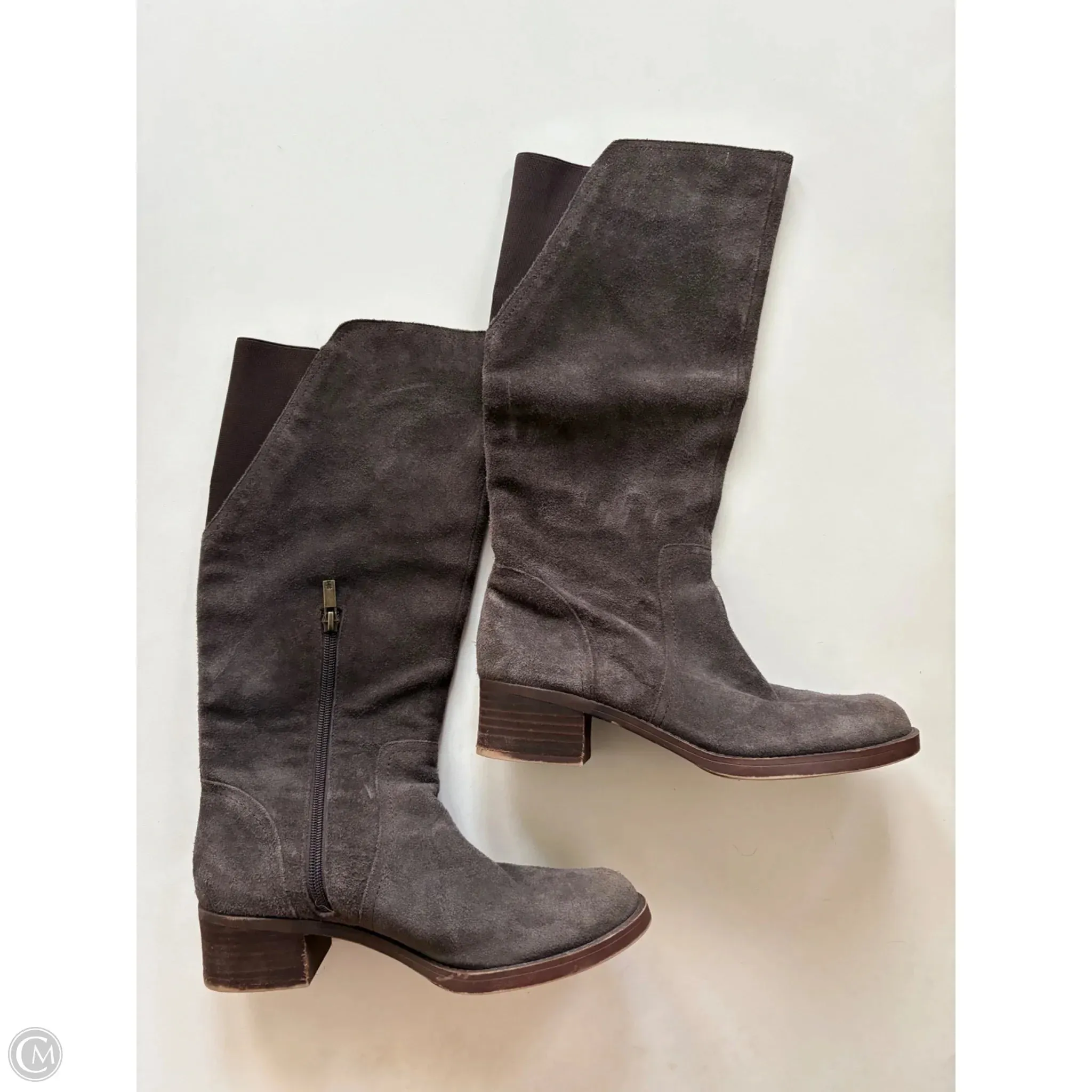 Soft Waves Ankle Boots Boots Ankle Heels By Lucky Brand In Brown, Size: 8