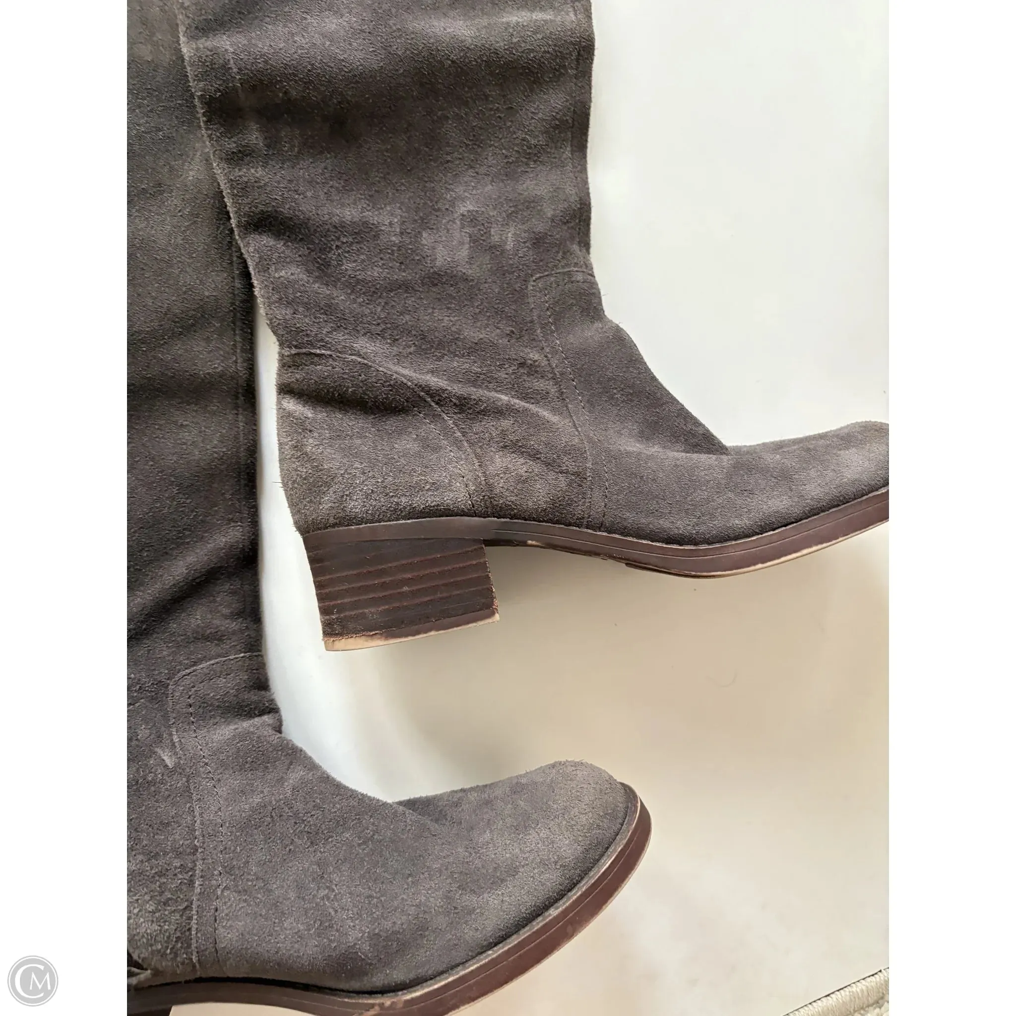Latex Ankle Boots Boots Ankle Heels By Lucky Brand In Brown, Size: 8