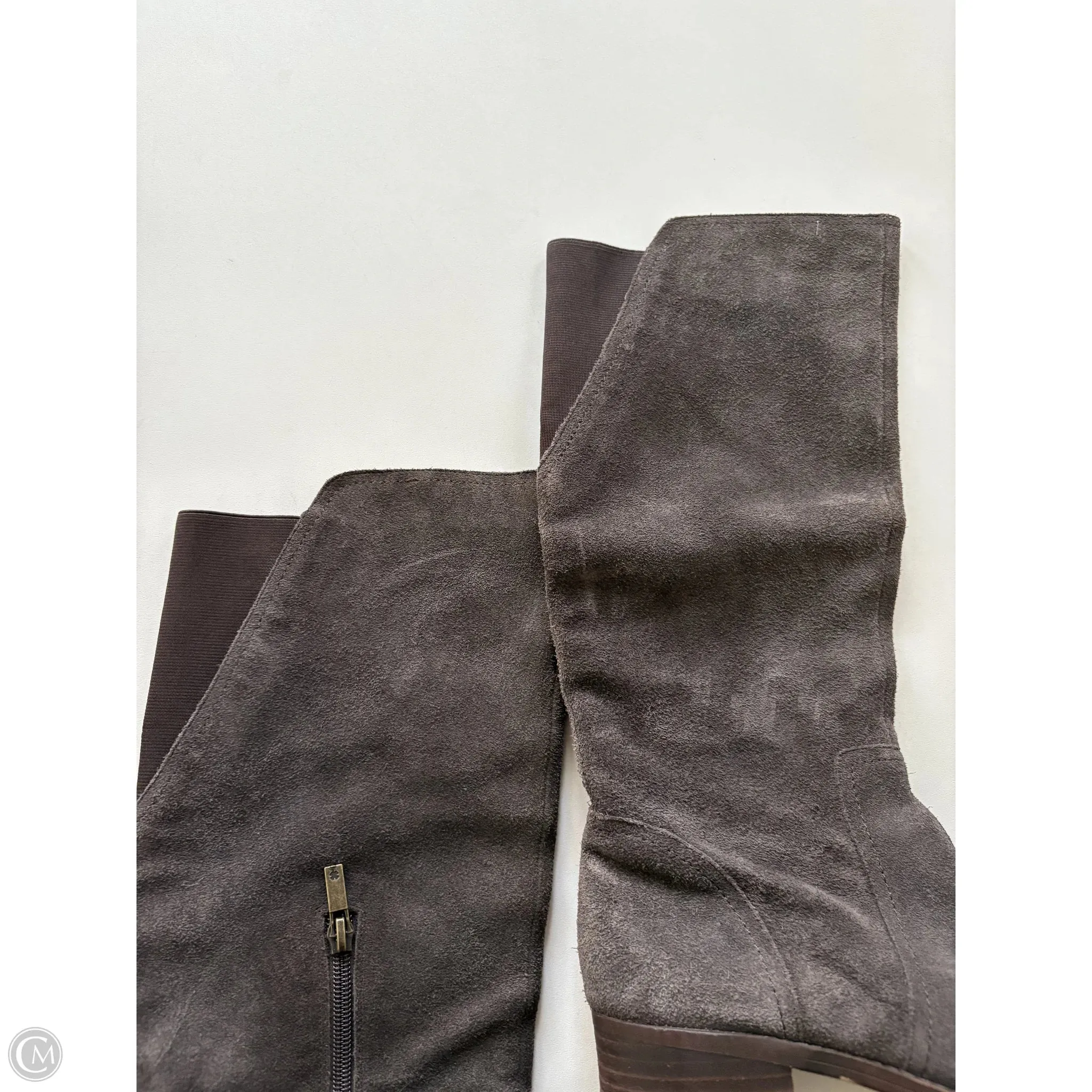 San Sebastian Leather Ankle Boots Boots Ankle Heels By Lucky Brand In Brown, Size: 8