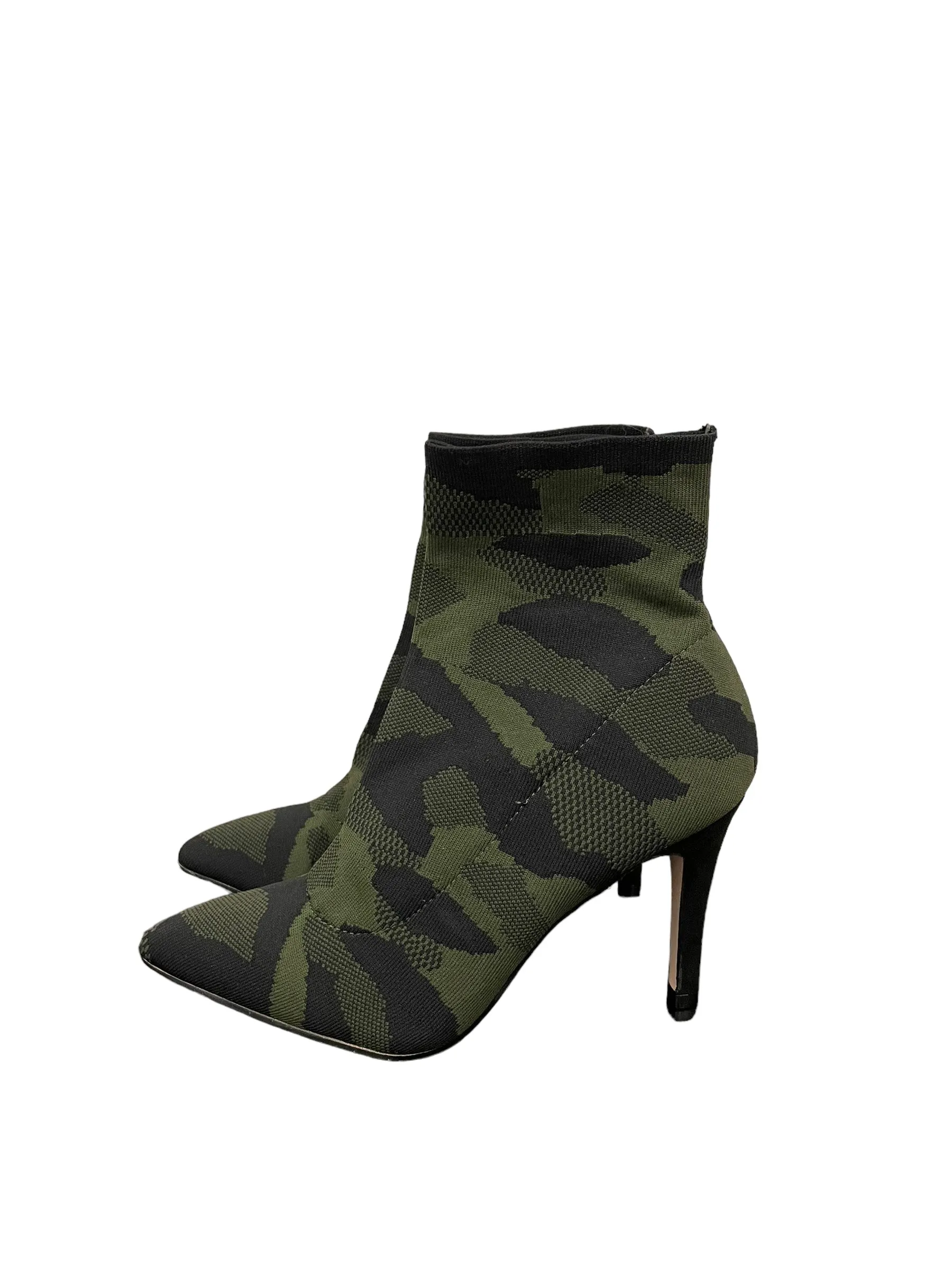 Boots Ankle Heels By Mia In Camouflage Print, Size: 6.5 New Brand Ankle Boots