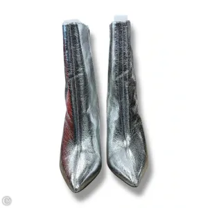 Boots Ankle Heels By Mia In Silver, Size: 8 Ankle Boots With Stars On Them