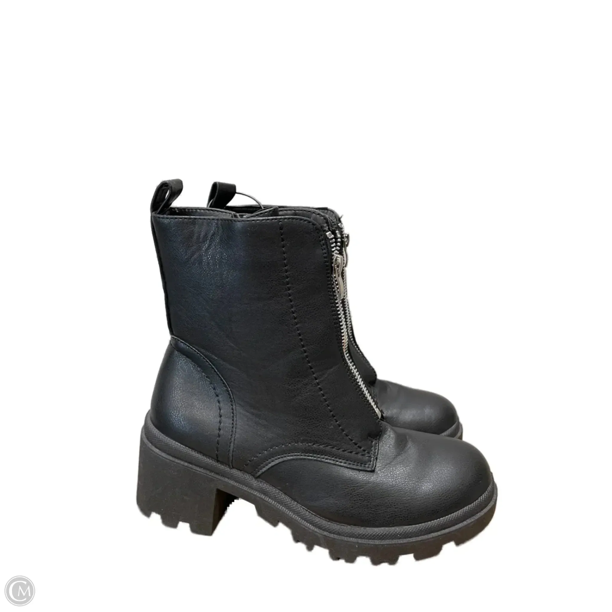 Boots Ankle Heels By Report In Black, Size: 7 Vera Ankle Boots