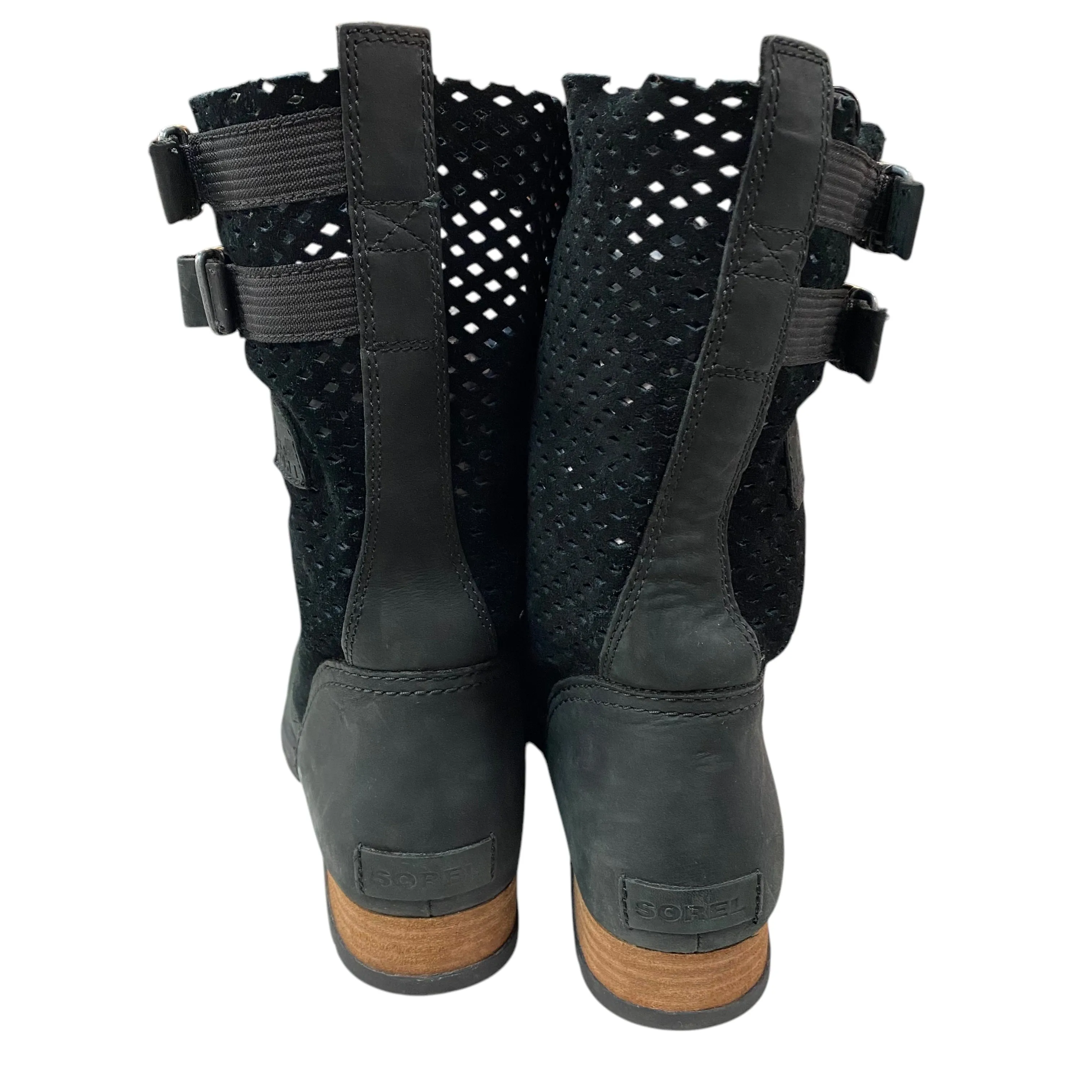 Knee High Boots For Thick Calves Boots Ankle Heels By Sorel In Black, Size: 9.5