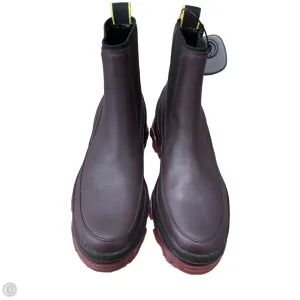 Boots Ankle Heels By Sorel In Maroon, Size: 6 Ankle Boots Zip Up