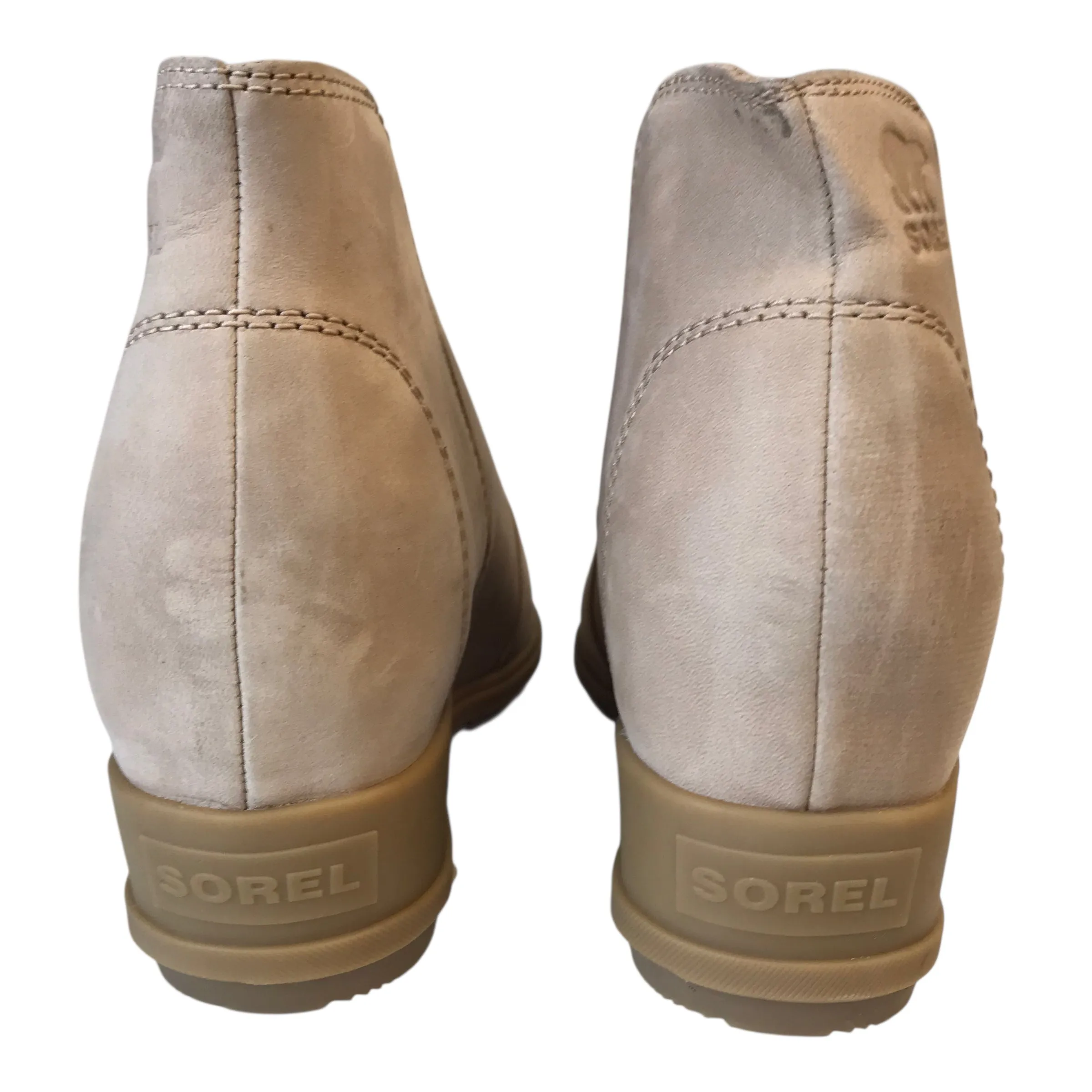 BOOTS ANKLE HEELS by SOREL in TAN, Size:10 Eco Ankle Boots