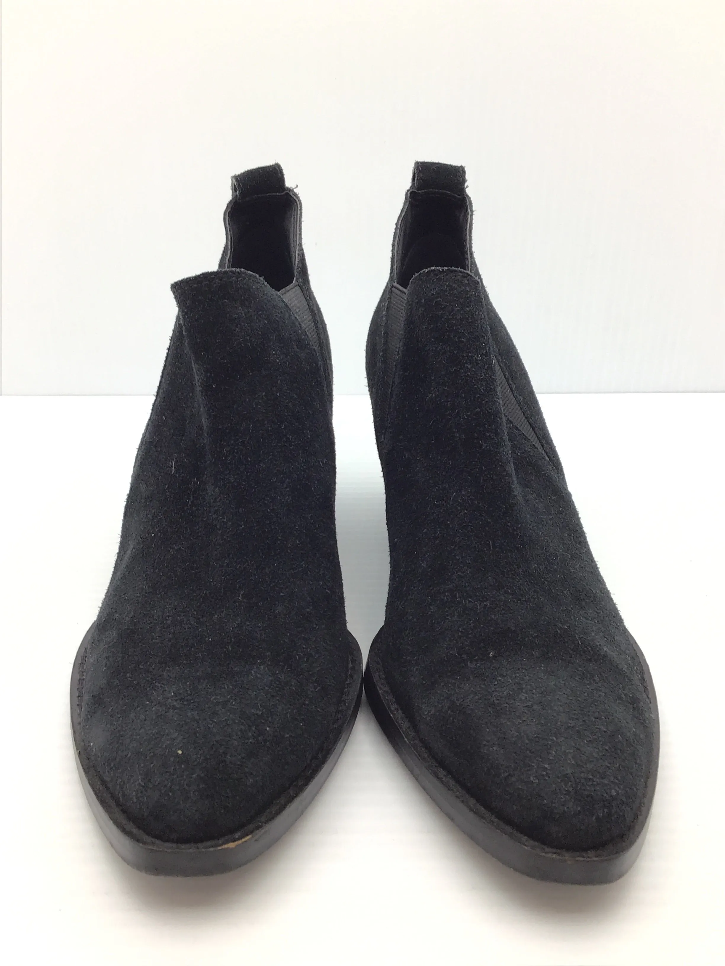 Boots Ankle Heels By Steve Madden  Size: 9.5 Sylke Horsebit-detailed Suede Ankle Boots