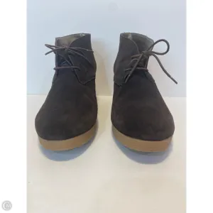 Boots Ankle Heels By Talbots In Brown, Size: 10 Flat Chelsea Ankle Boots