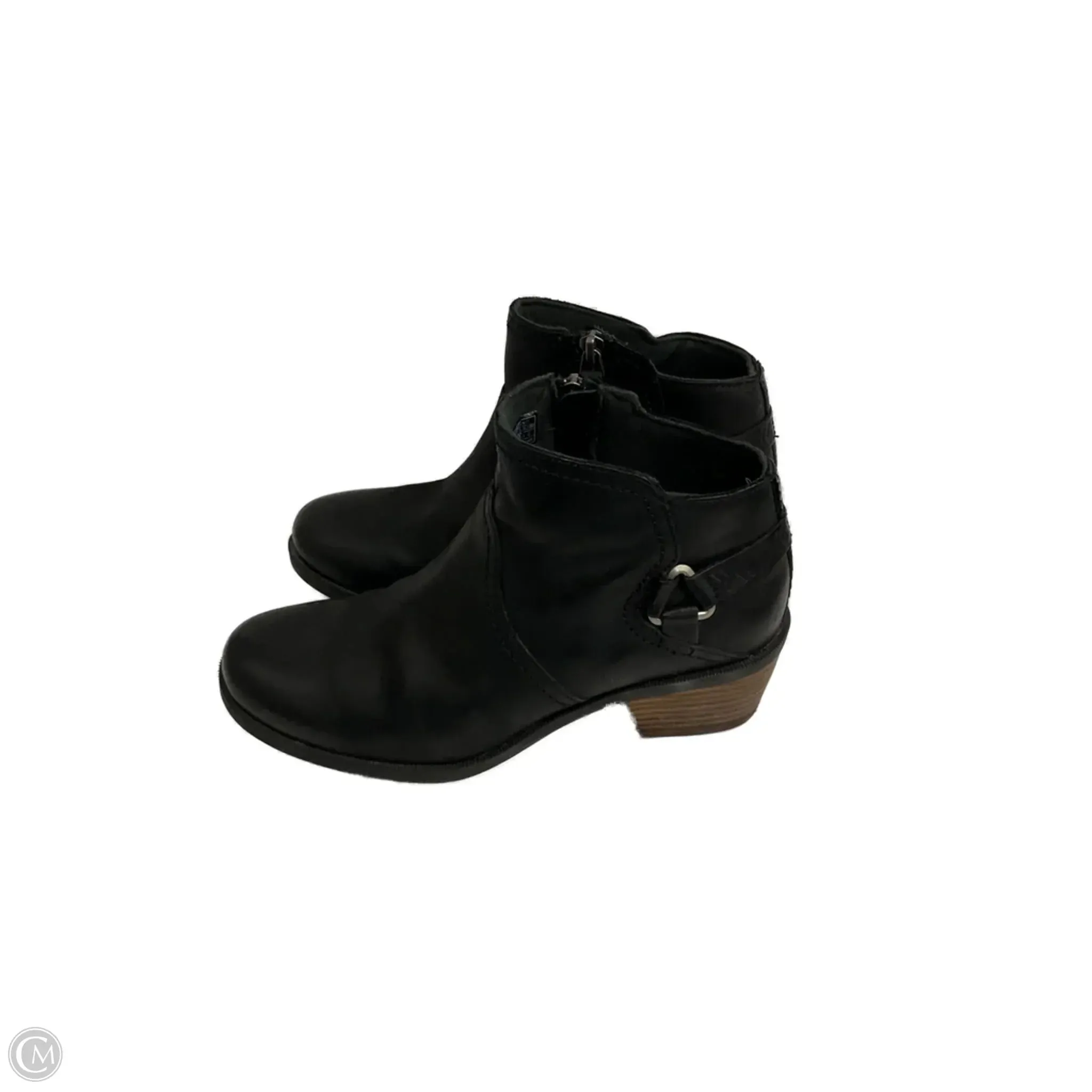 Boots Ankle Heels By Teva In Black, Size: 8.5 Cheap Wedge Ankle Boots
