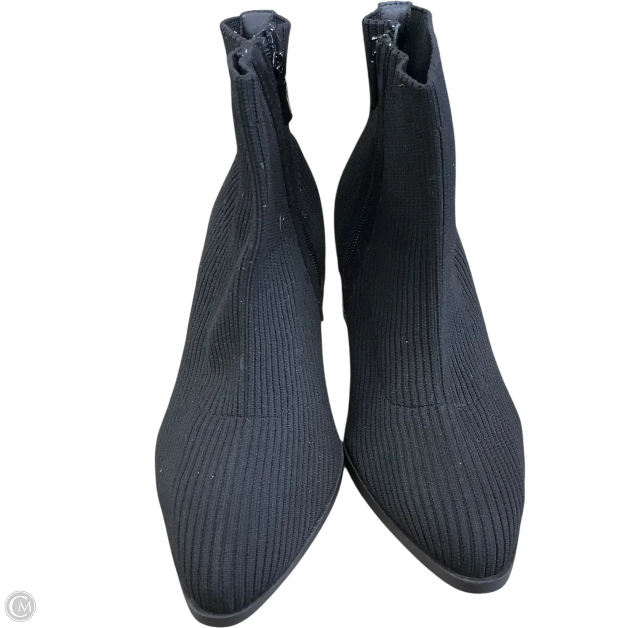 Wearing Socks With Ankle Boots Boots Ankle Heels By Torrid In Black, Size: 7