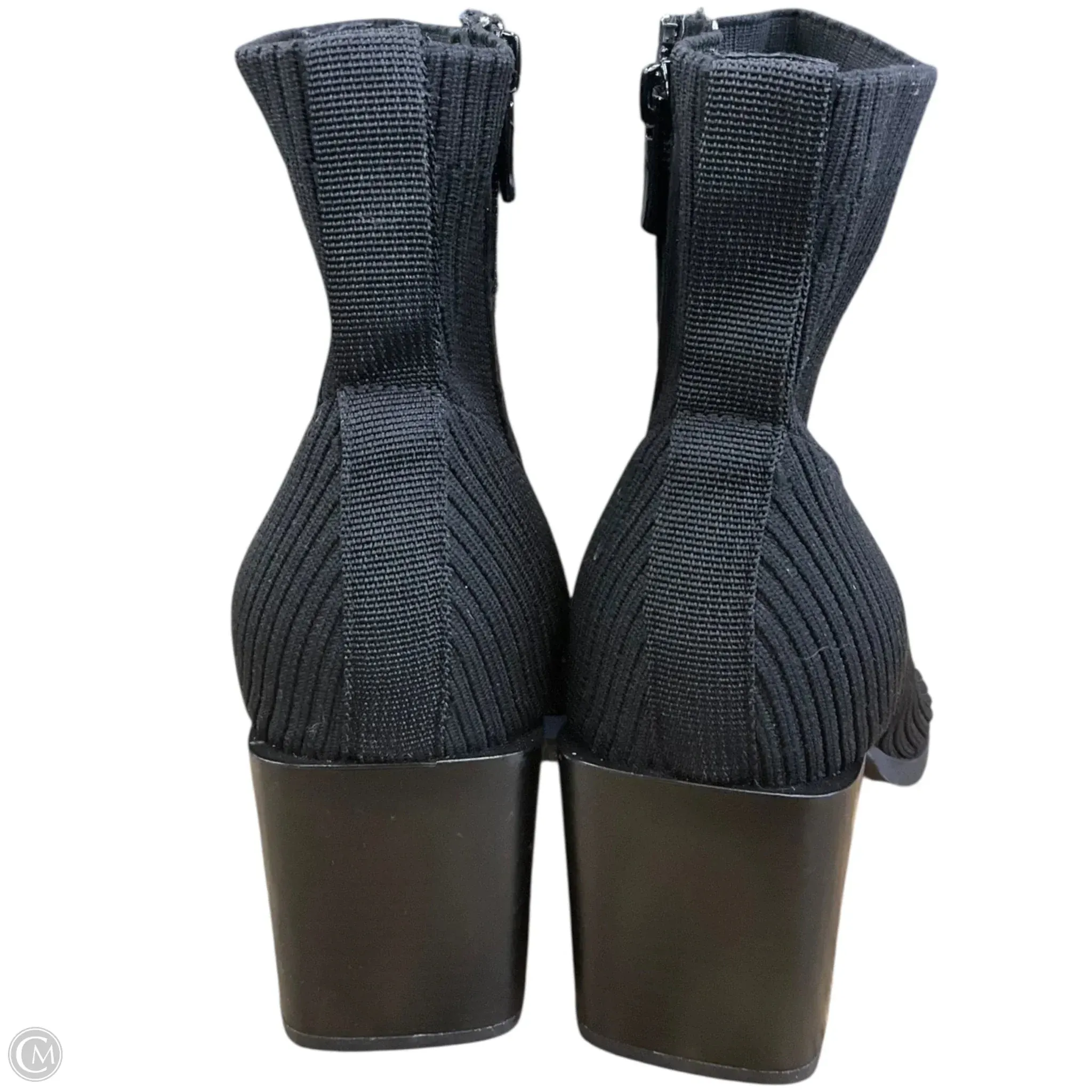 Suede Zip Ankle Boots Boots Ankle Heels By Torrid In Black, Size: 7