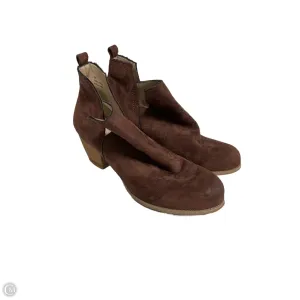 Froggie Ankle Boots Boots Ankle Heels By Torrid In Brown, Size: 9