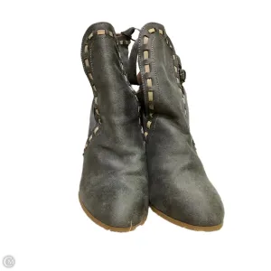 Boots Ankle Heels By Venus In Grey, Size: 9 Paloma Ankle Boots