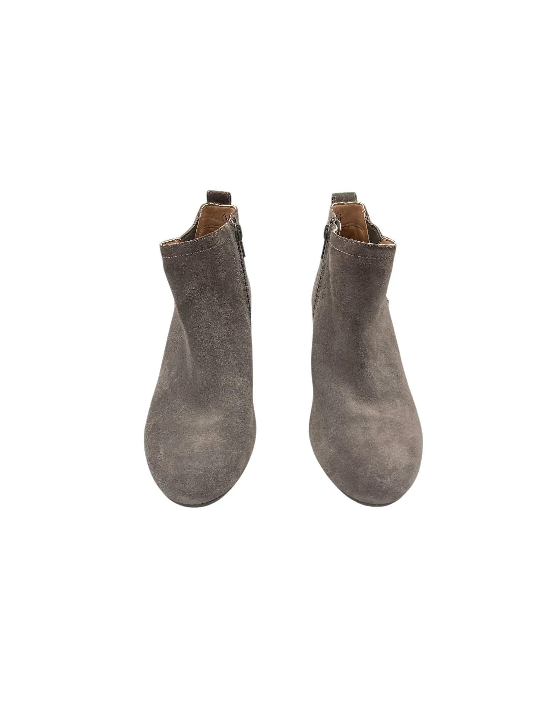 Boots Ankle Heels By Vionic In Grey, Size: 8.5 Ankle Boots With Heels