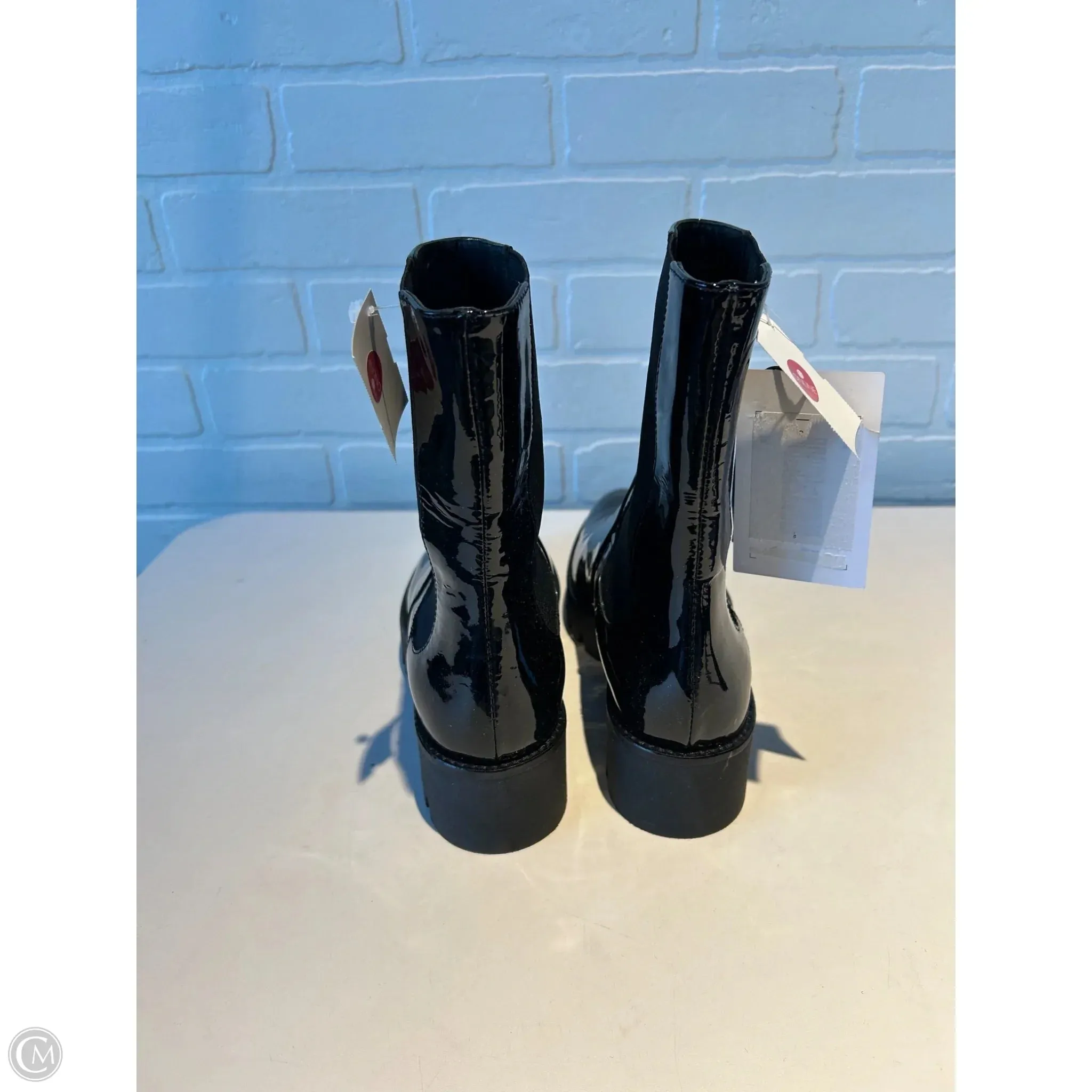 Boots Mid-calf Flats By Theory In Black, Size: 8.5 Bling Cowgirl Boots