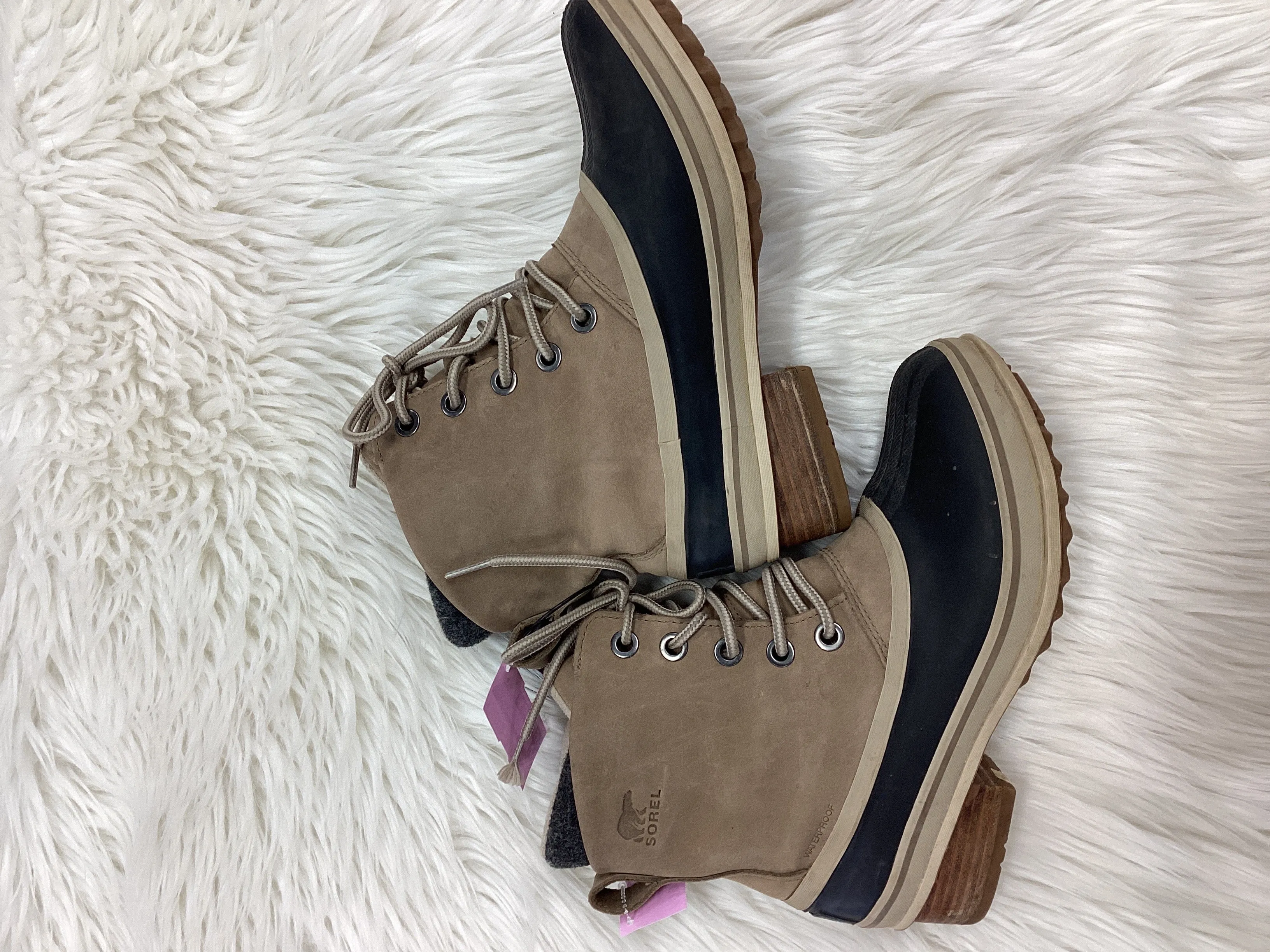 Uggs Boots At Dsw Boots Snow By Sorel In Taupe, Size:8.5