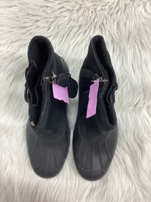 Boots Snow By Sperry In Black, Size:8 Snakeskin Ankle Boots