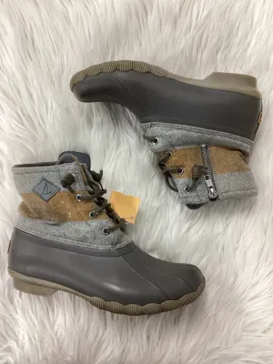 Boots Snow By Sperry In Grey, Size:7.5 Spur Boots