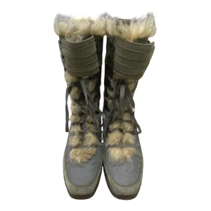 Boots Snow By The North Face In Green, Size:8.5 Tech 10 Boots