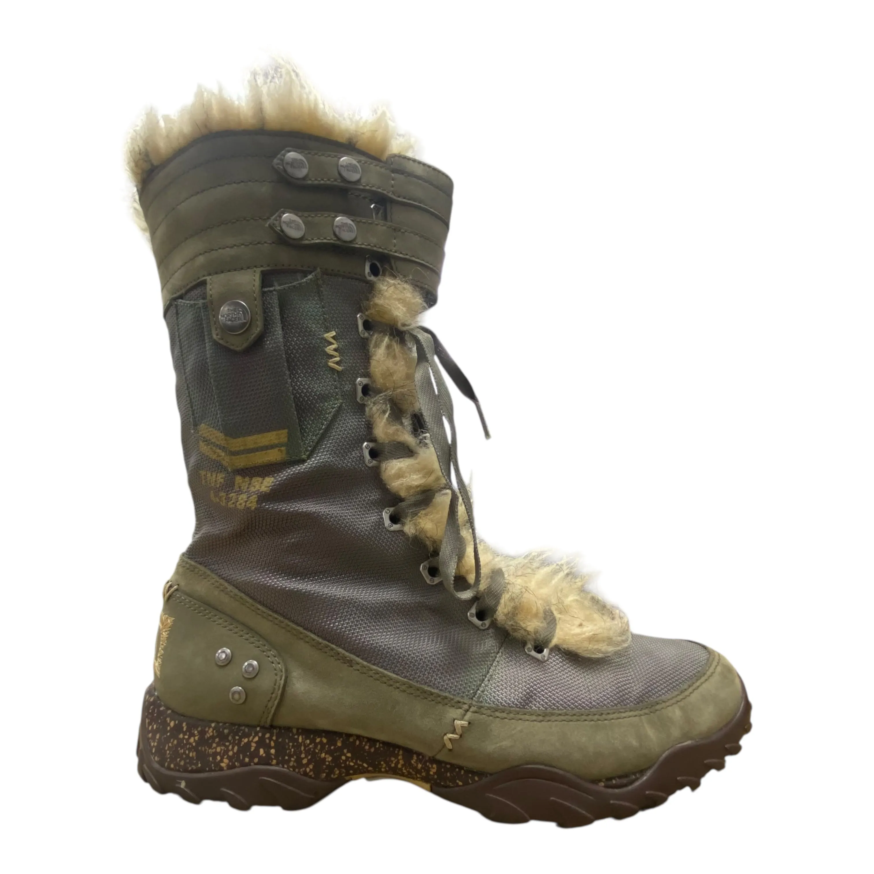 Nancy Sinatra These Boots Are Boots Snow By The North Face In Green, Size:8.5