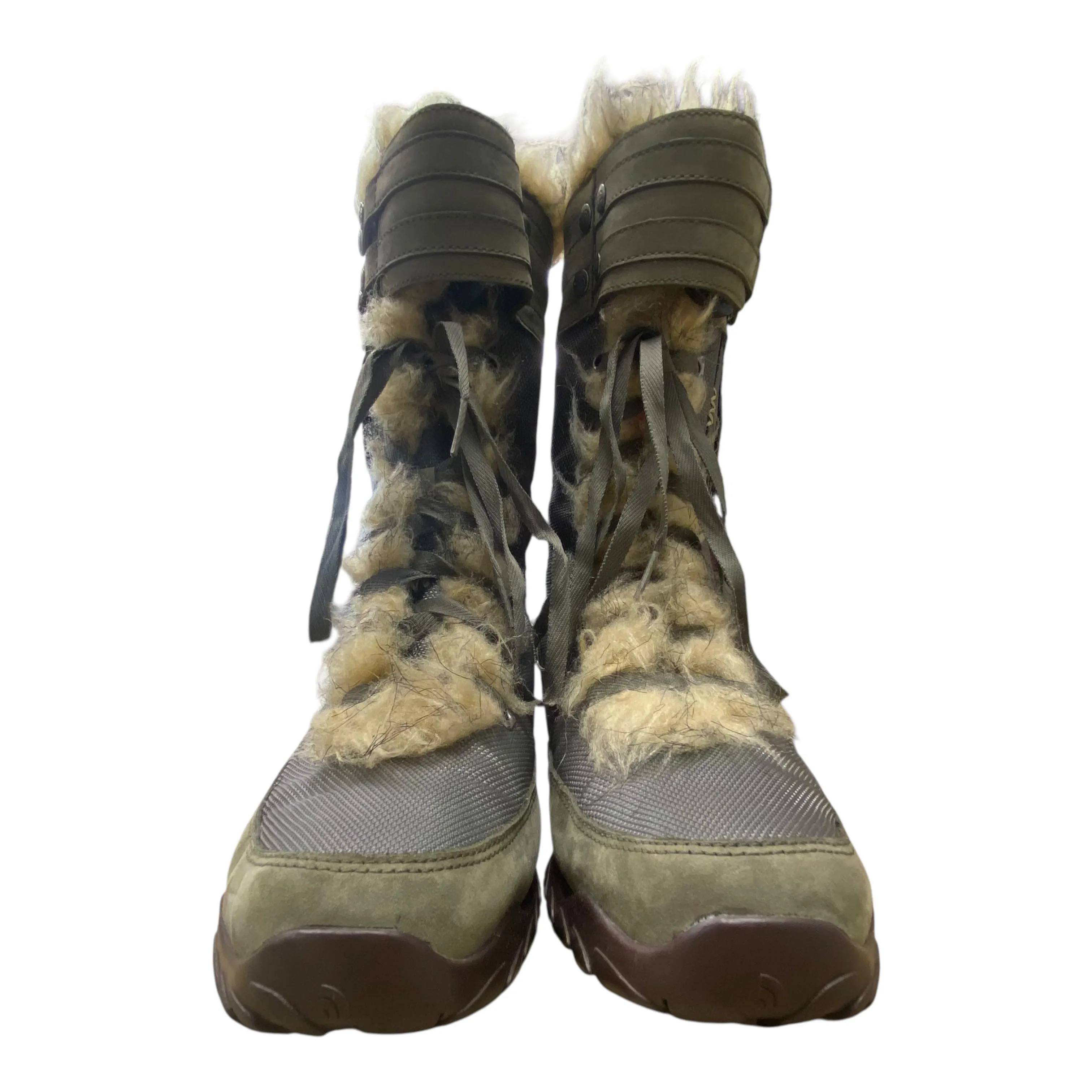 Boots Snow By The North Face In Green, Size:8.5 Tall Horse Riding Boots