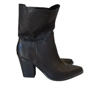 Boots Western By Bleecker & Bond In Black, Size:7.5 Cowboy Boots Nashville Tn