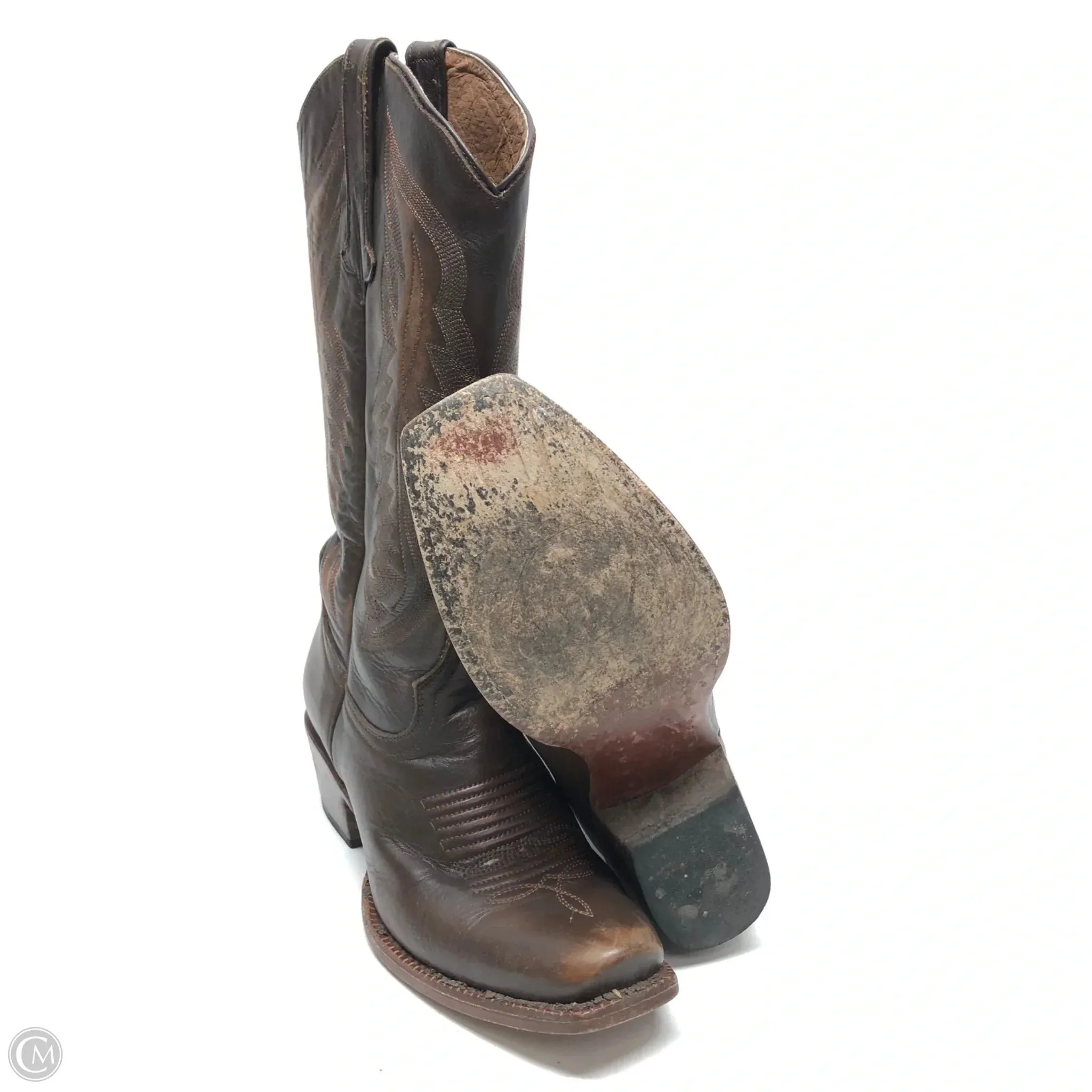 Gianvito Rossi Boots Boots Western By Clothes Mentor In Brown, Size: 8