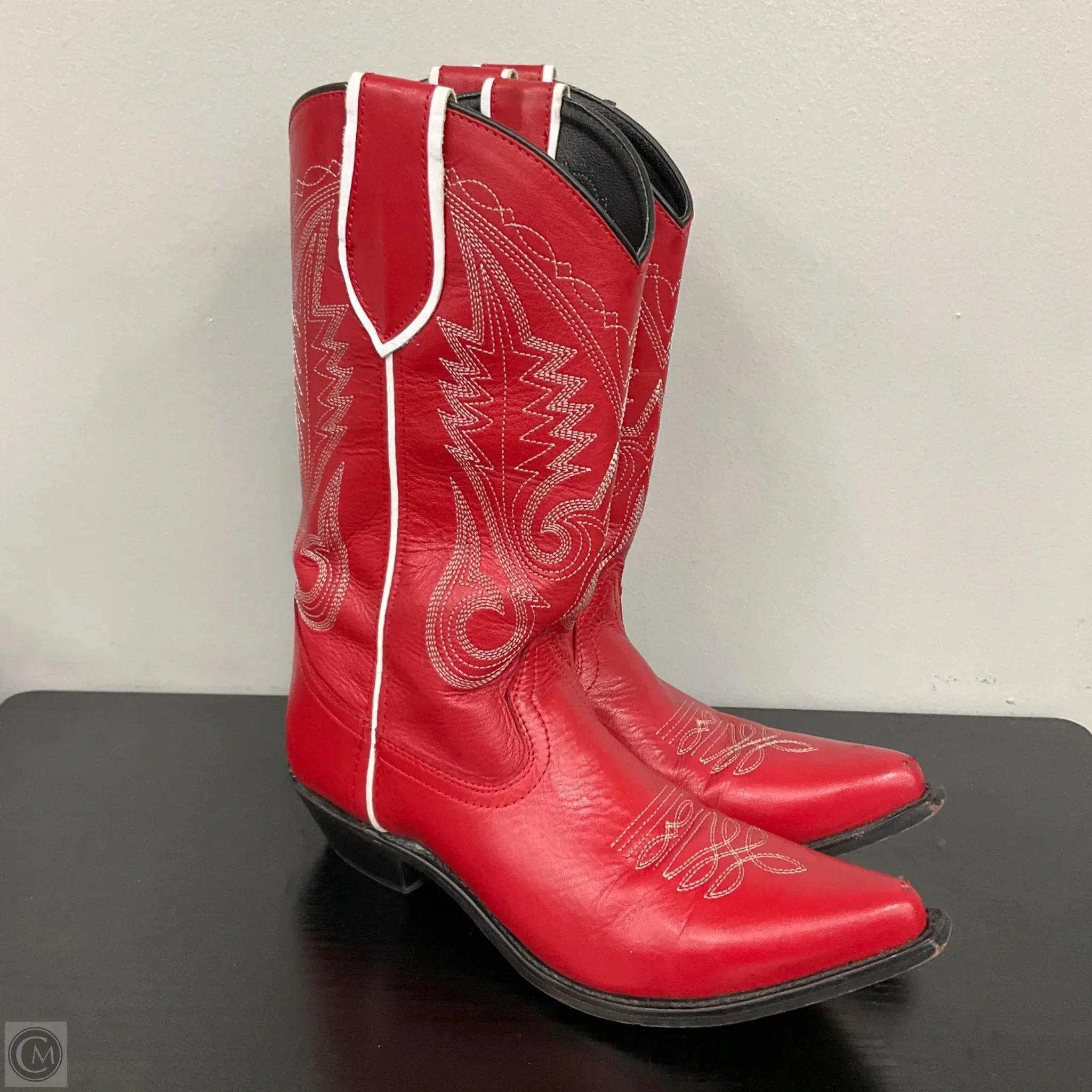 Womens Hunting Boots Boots Western By Cmb In Red, Size: 9
