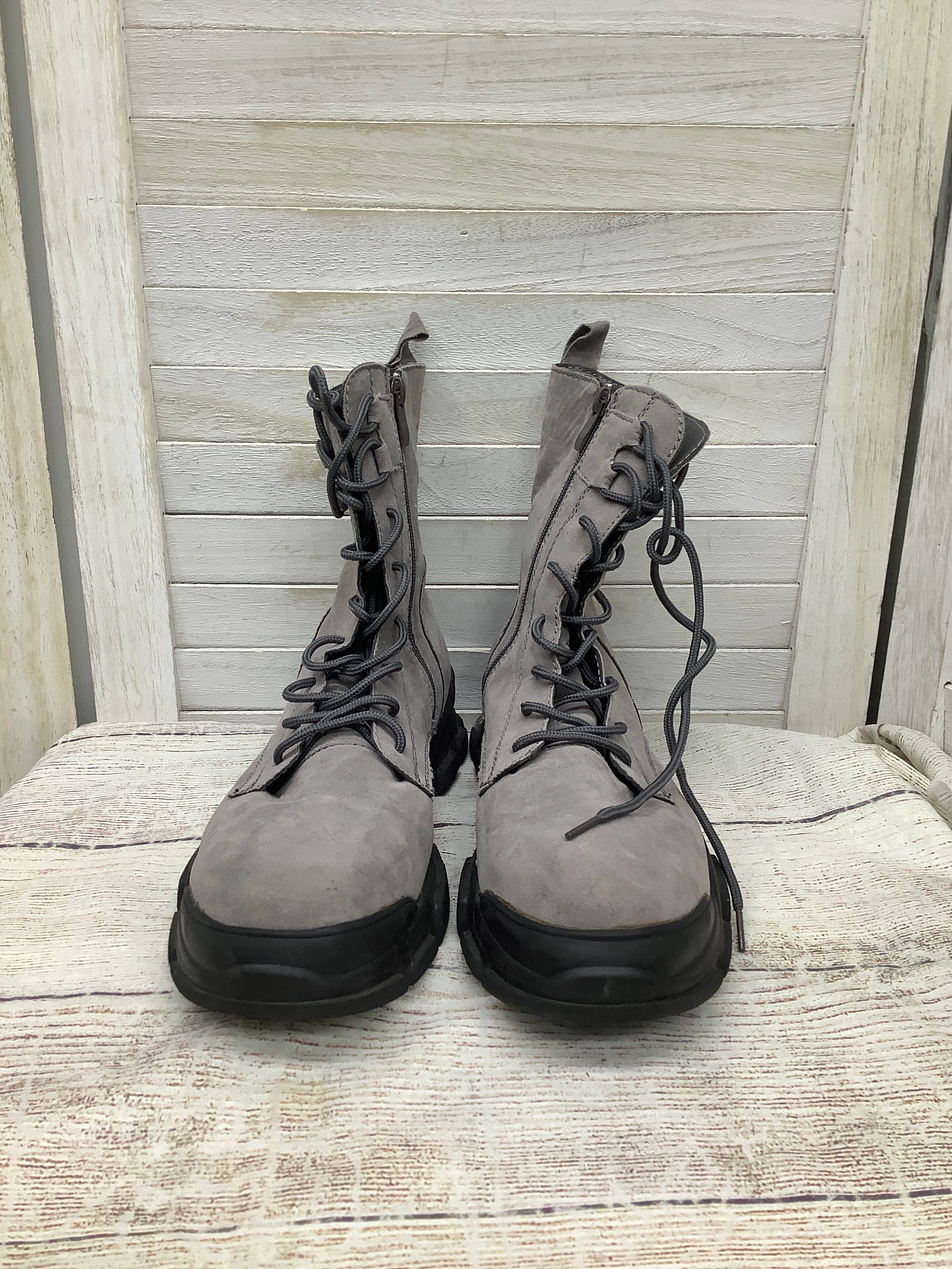 Boots Ankle Flats By Clothes Mentor  Size: 11 Trust Chunky Platform Sole Sock Ankle Boots