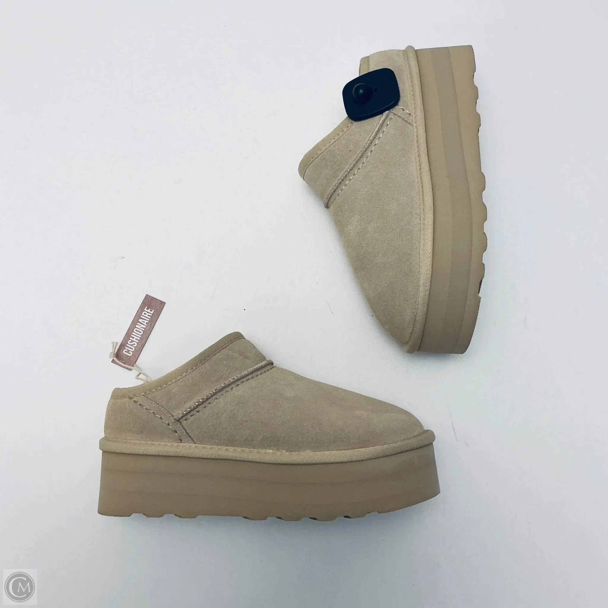 Boots Ankle Flats By Cushionaire In Tan, Size: 8 Thin Heeled Ankle Boots