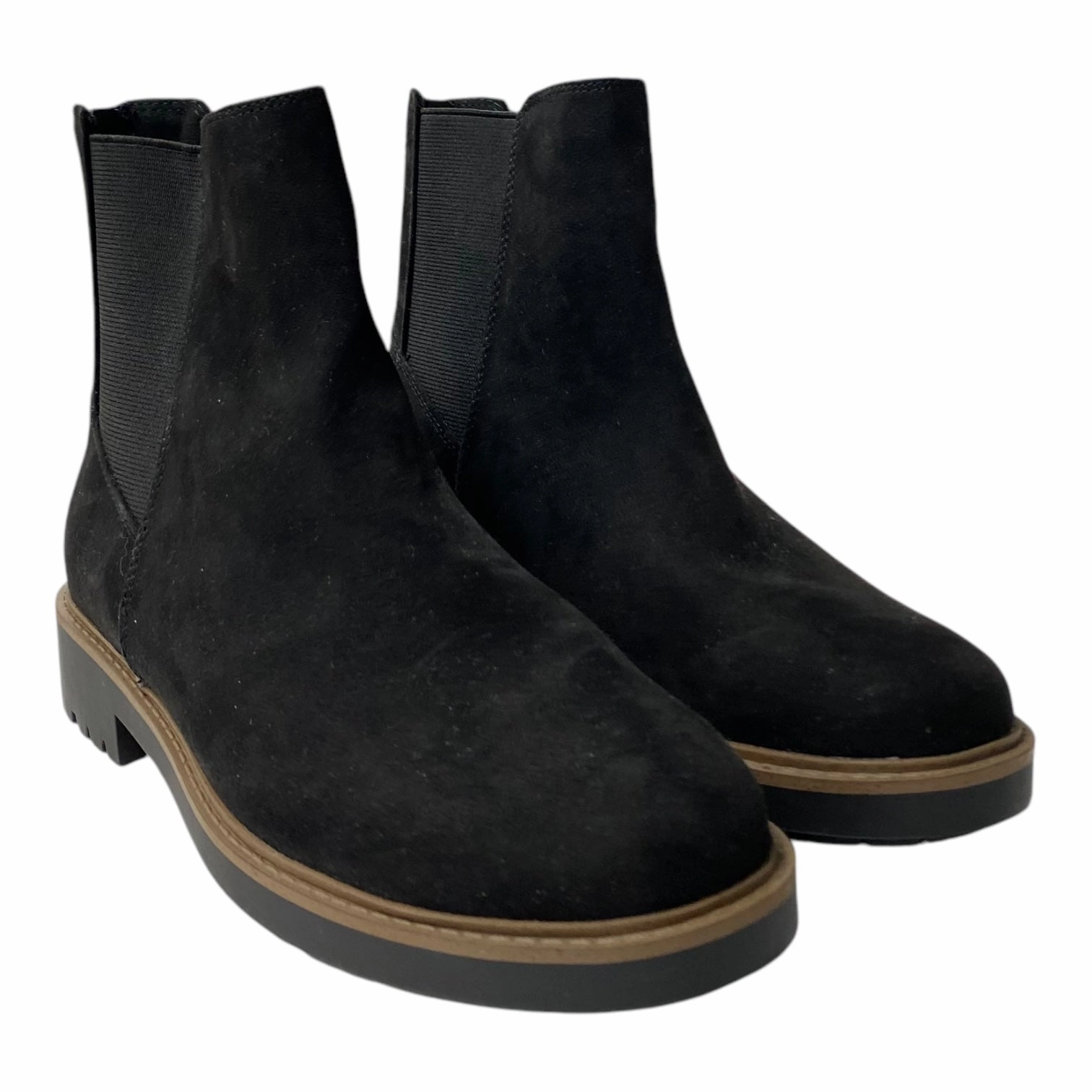 Boots Ankle Flats By Esprit In Black, Size:6.5 Arctic Excursion Ankle Boots