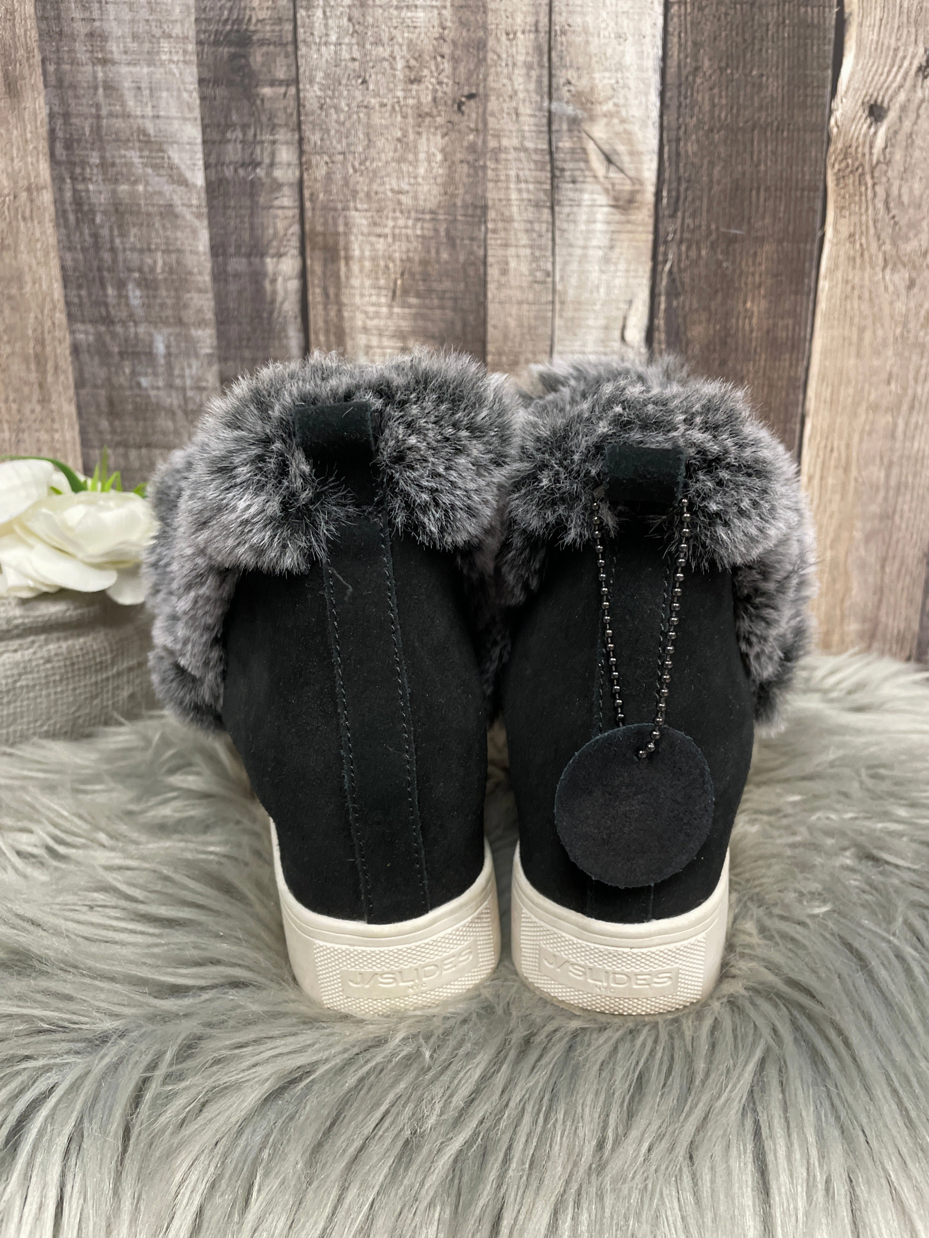 Boots Ankle Flats By J Slides  Size: 8.5 Suede Ankle Boots With Heel