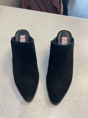 Boots Ankle Heels By Blondo In Black, Size: 7.5 Size 4.5 Ankle Boots