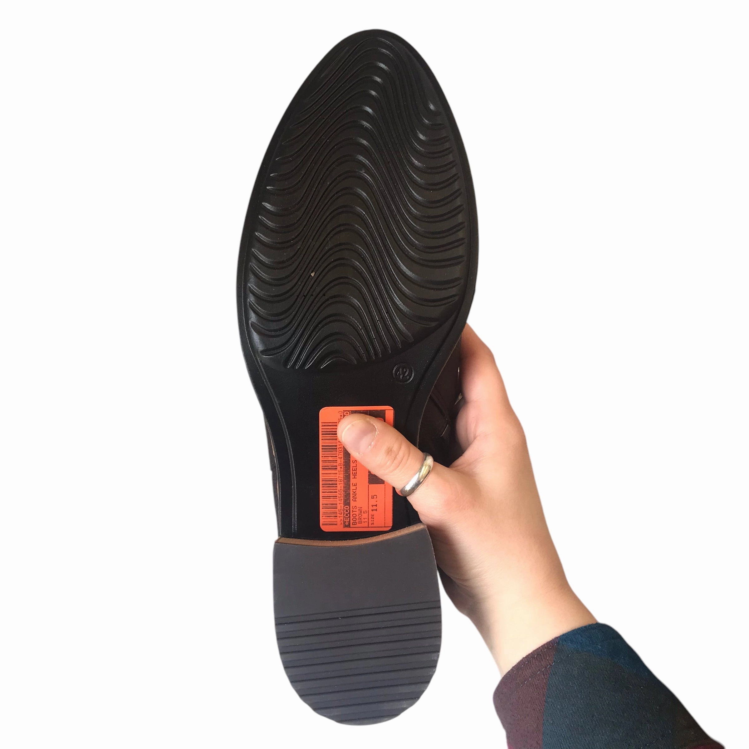 Ankle Boots Comfy Boots Ankle Heels By Ecco In Brown, Size:11.5