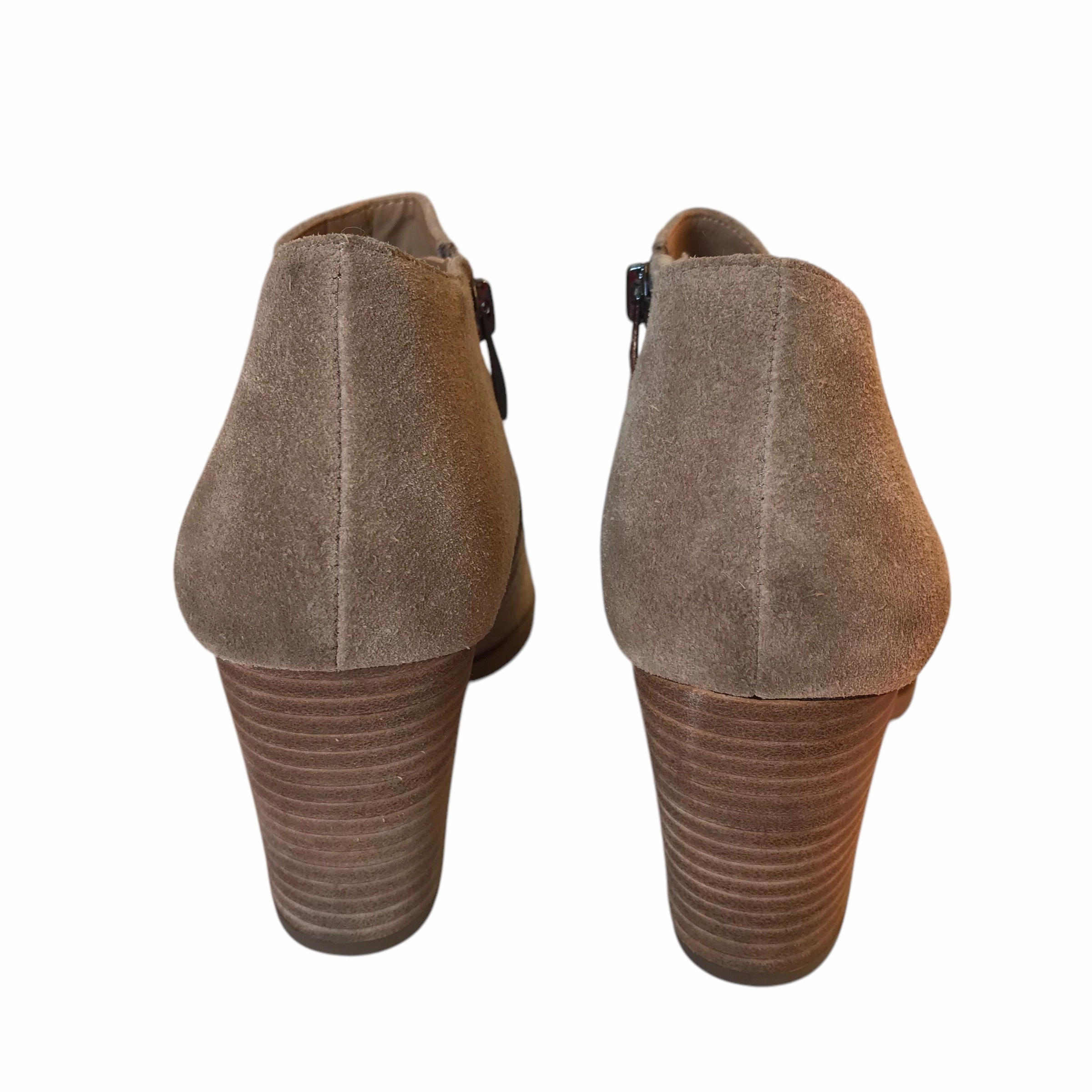 Ankle Boots With 3 Inch Heel Boots Ankle Heels By Franco Sarto In Tan, Size:9