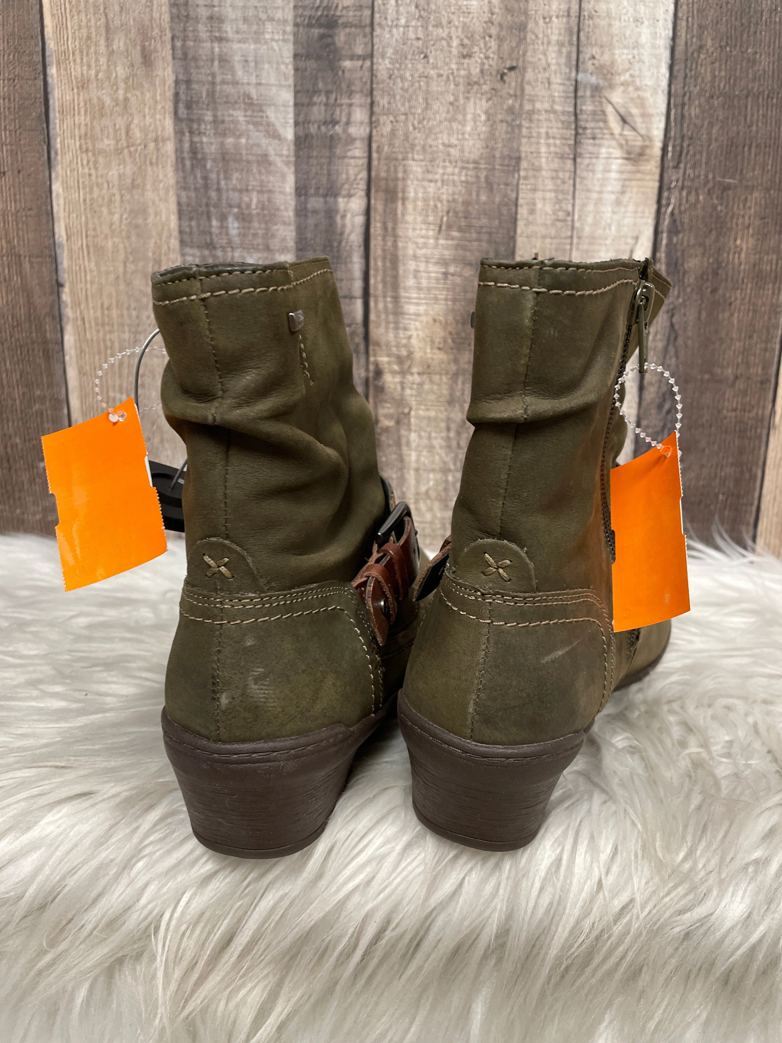 Dressy Leather Ankle Boots Boots Ankle Heels By Rockport  Size: 7