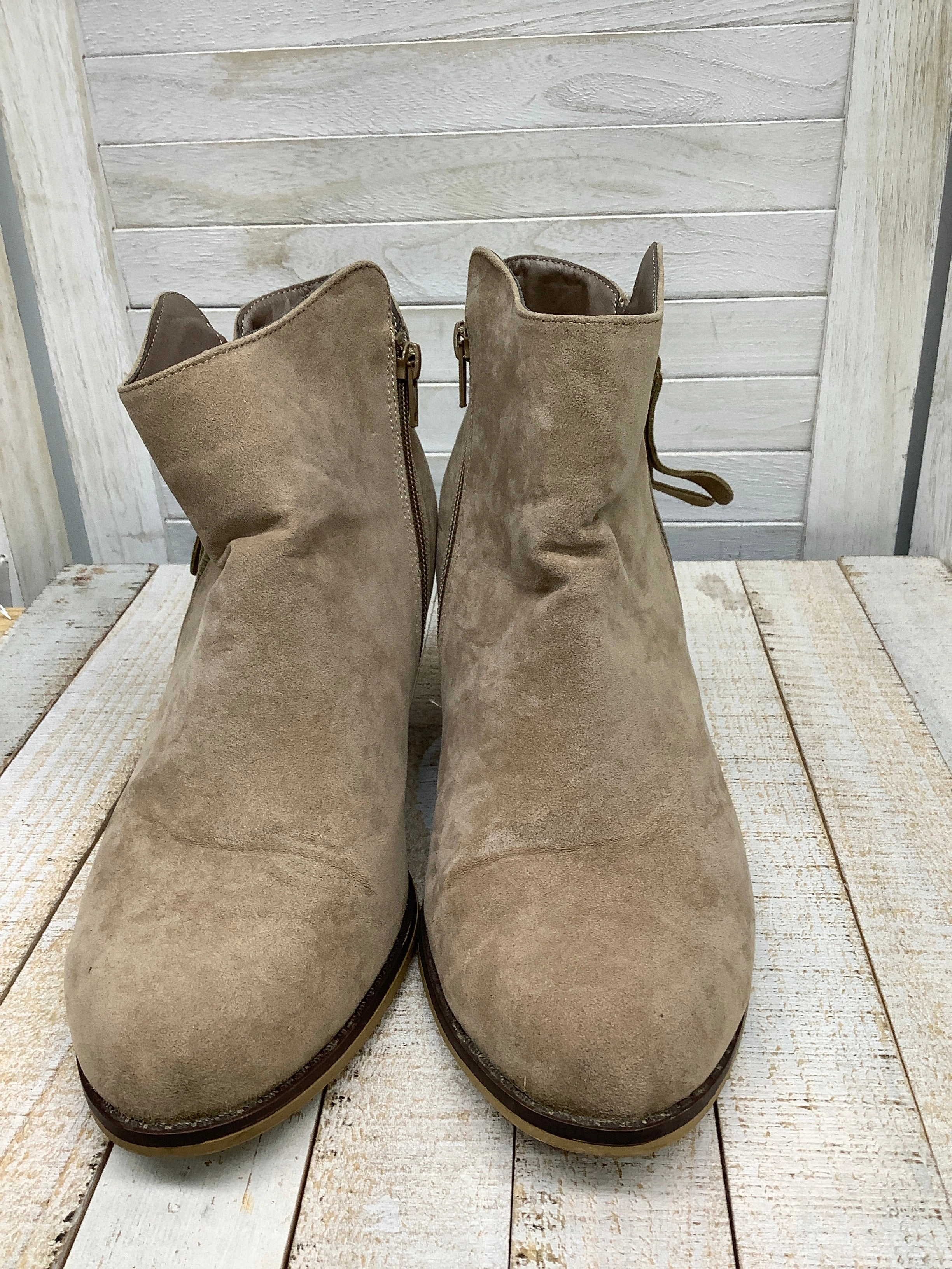 Boots Ankle Heels By Shoedazzle  Size: 9 Lace Up Heel Ankle Boots