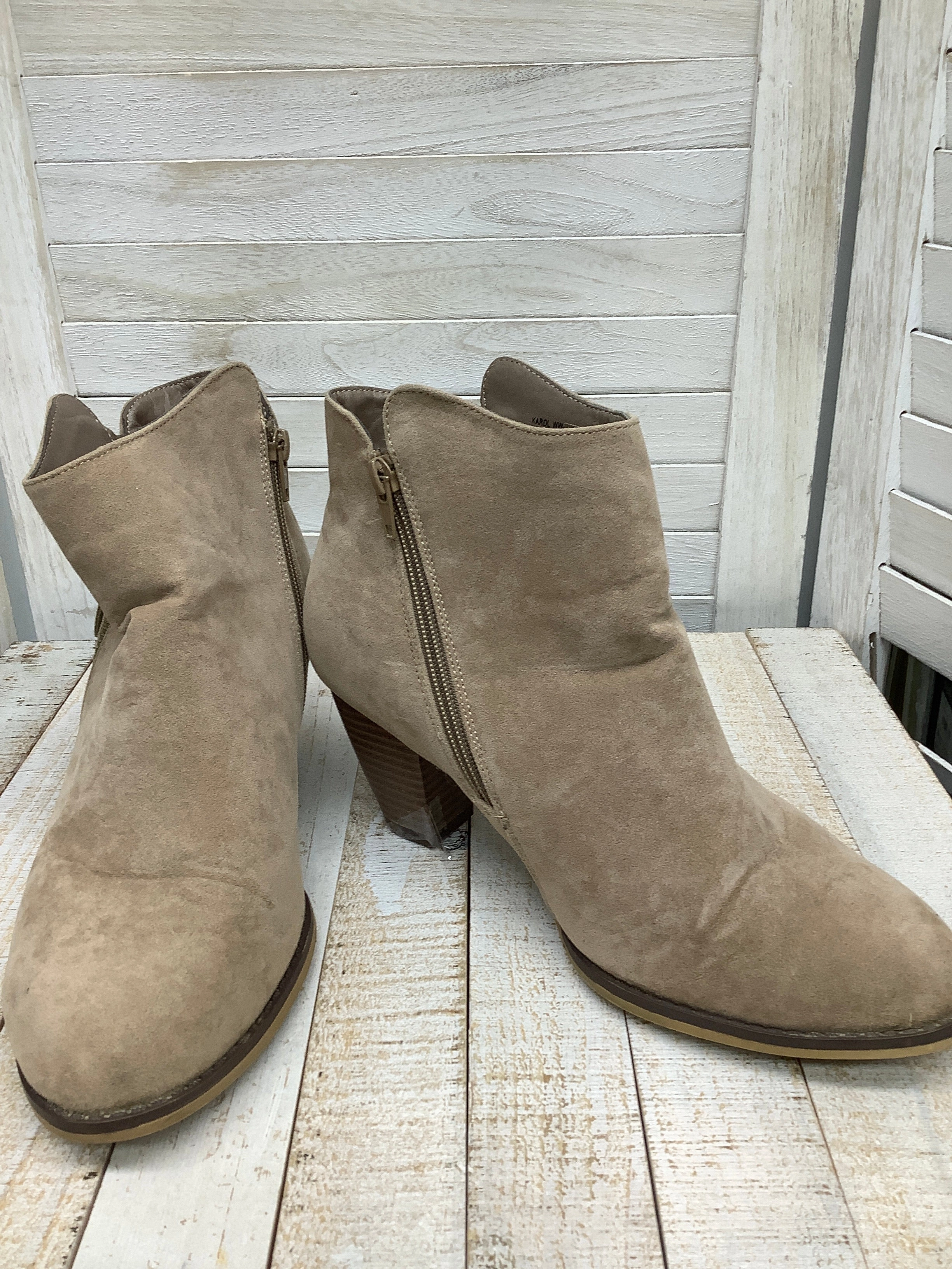 Boots Ankle Heels By Shoedazzle  Size: 9 Dressy Ankle Boots Low Heel