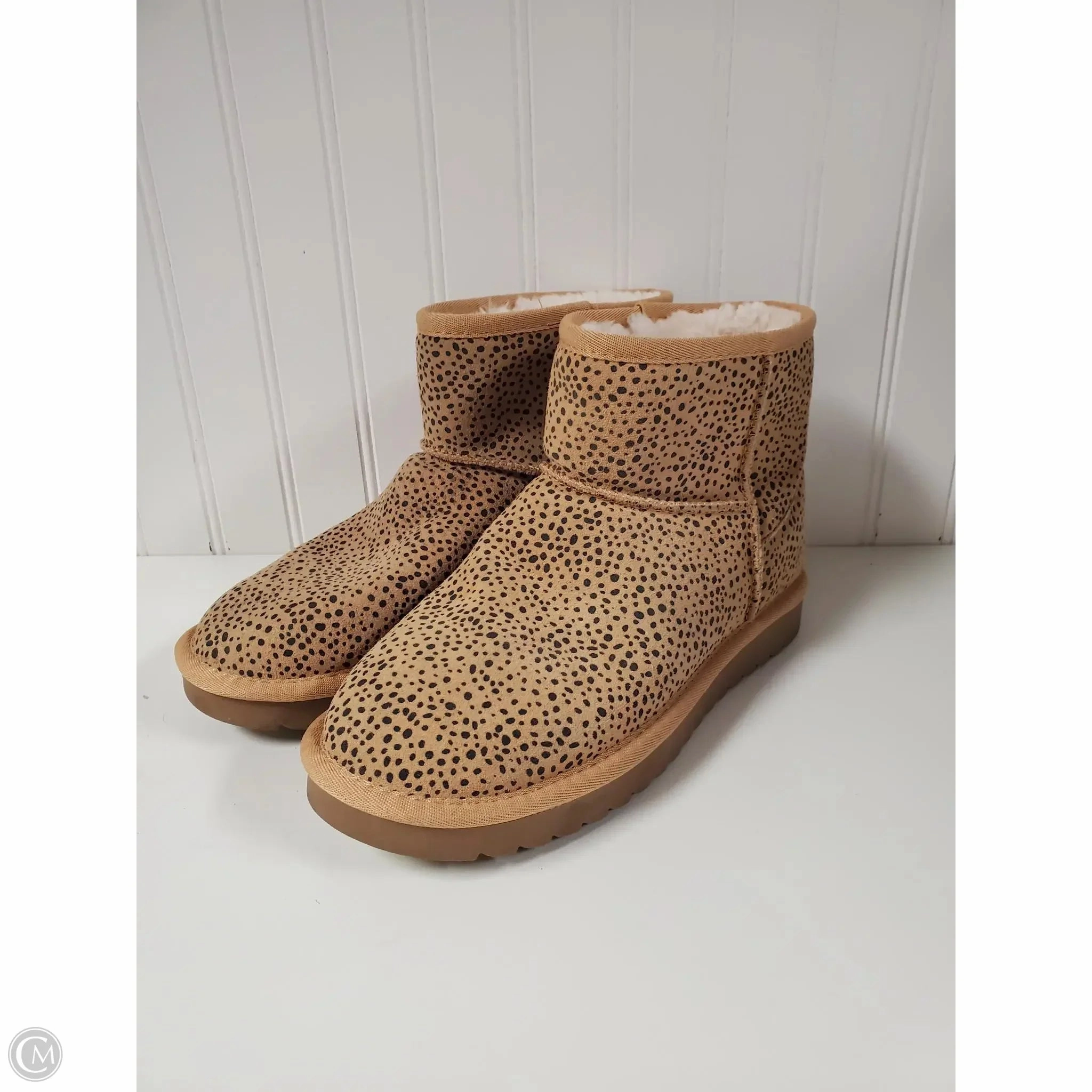 Designer Boots On Sale Boots Snow By Bearpaw In Animal Print, Size: 8.5