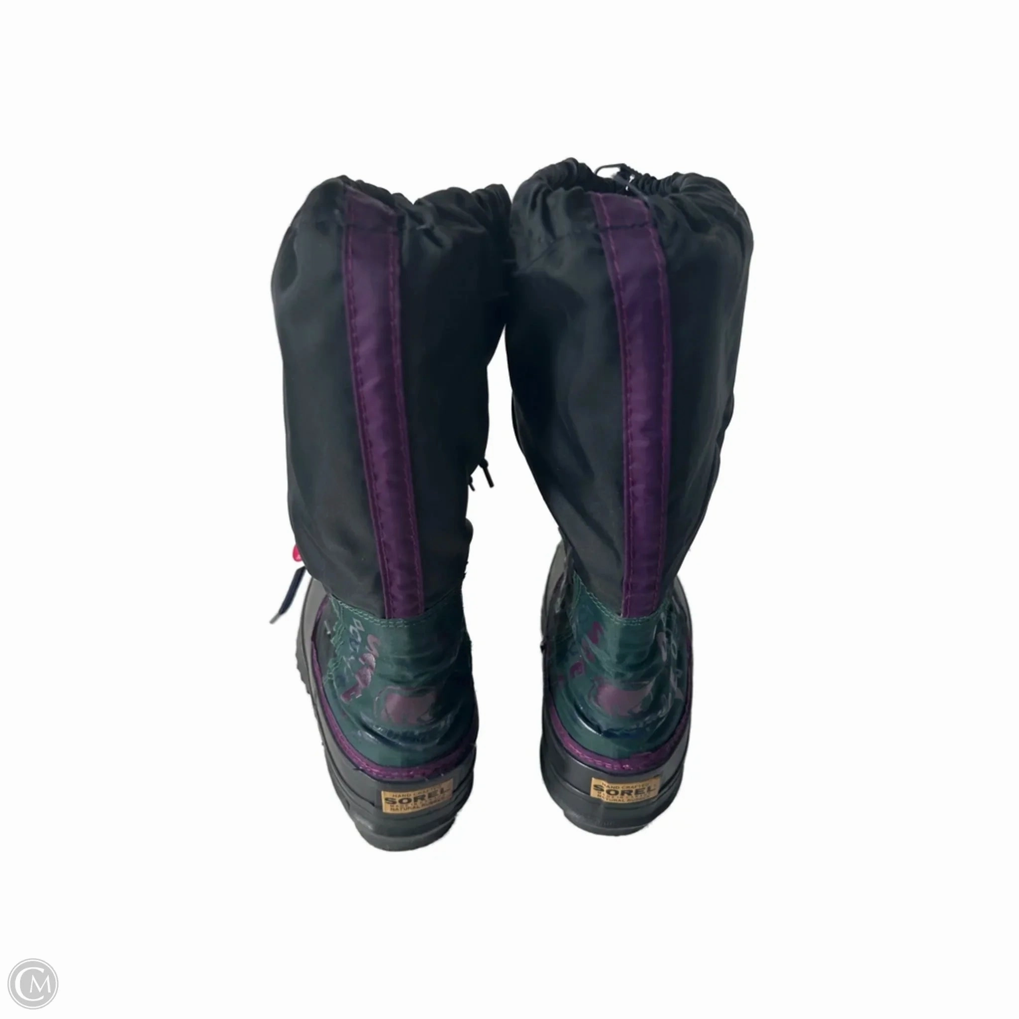 Security Boots Boots Snow By Sorel In Black & Purple, Size: 7
