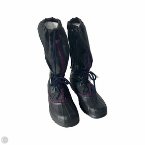 Boots Snow By Sorel In Black & Purple, Size: 7 No Boundaries Boots