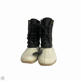 Boots Snow By Sperry In Black & White, Size: 6 Boots Jodhpurs