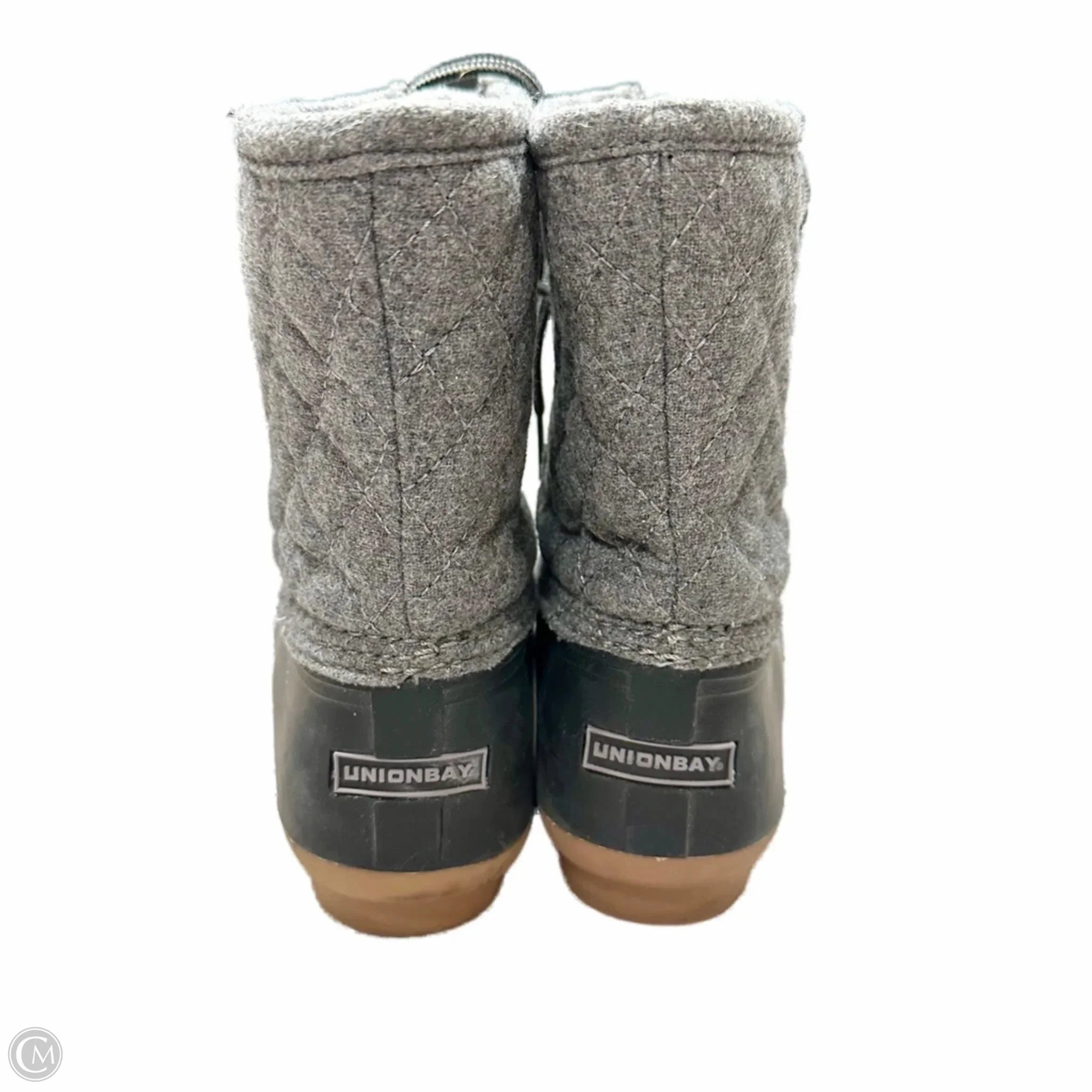 Boots Snow By Union Bay In Grey, Size: 6 Over The Knee Leather Boots