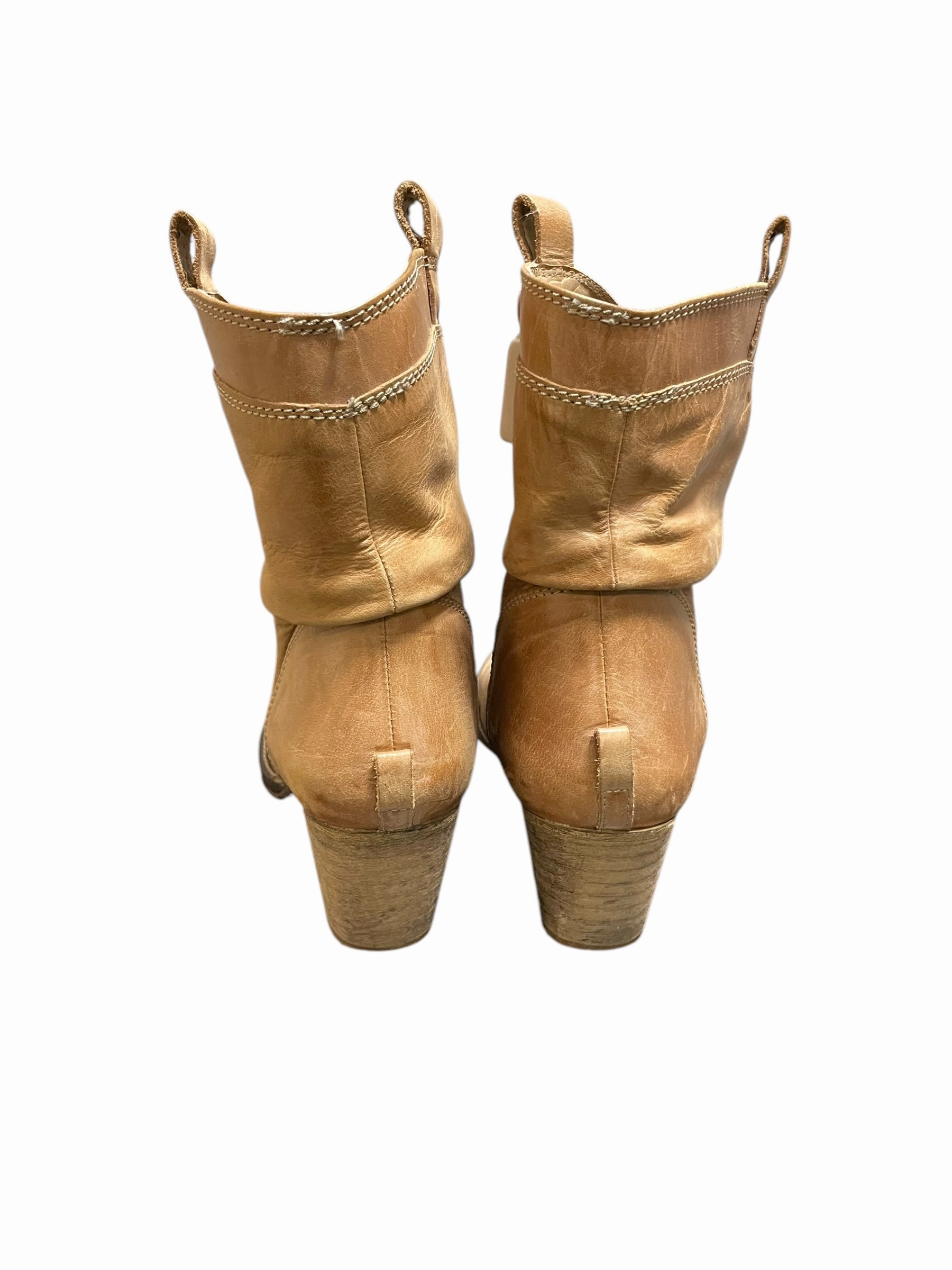 Knee High Sock Boots Boots Western By Dingo In Brown, Size: 9.5